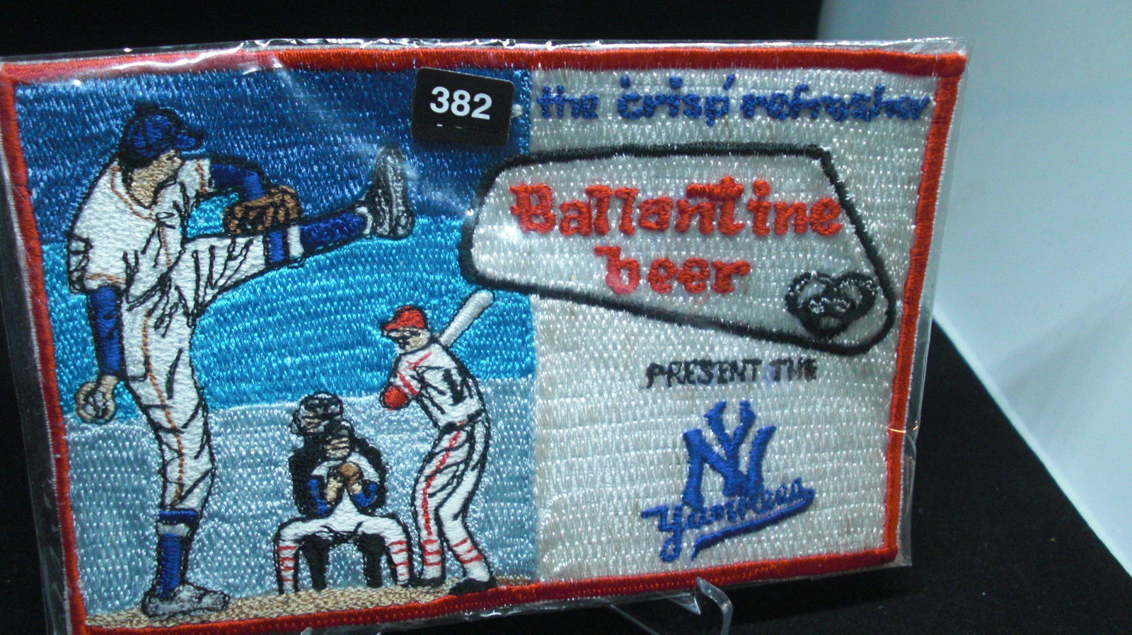 ballantine beer yankees vintage patch (1 of 1)