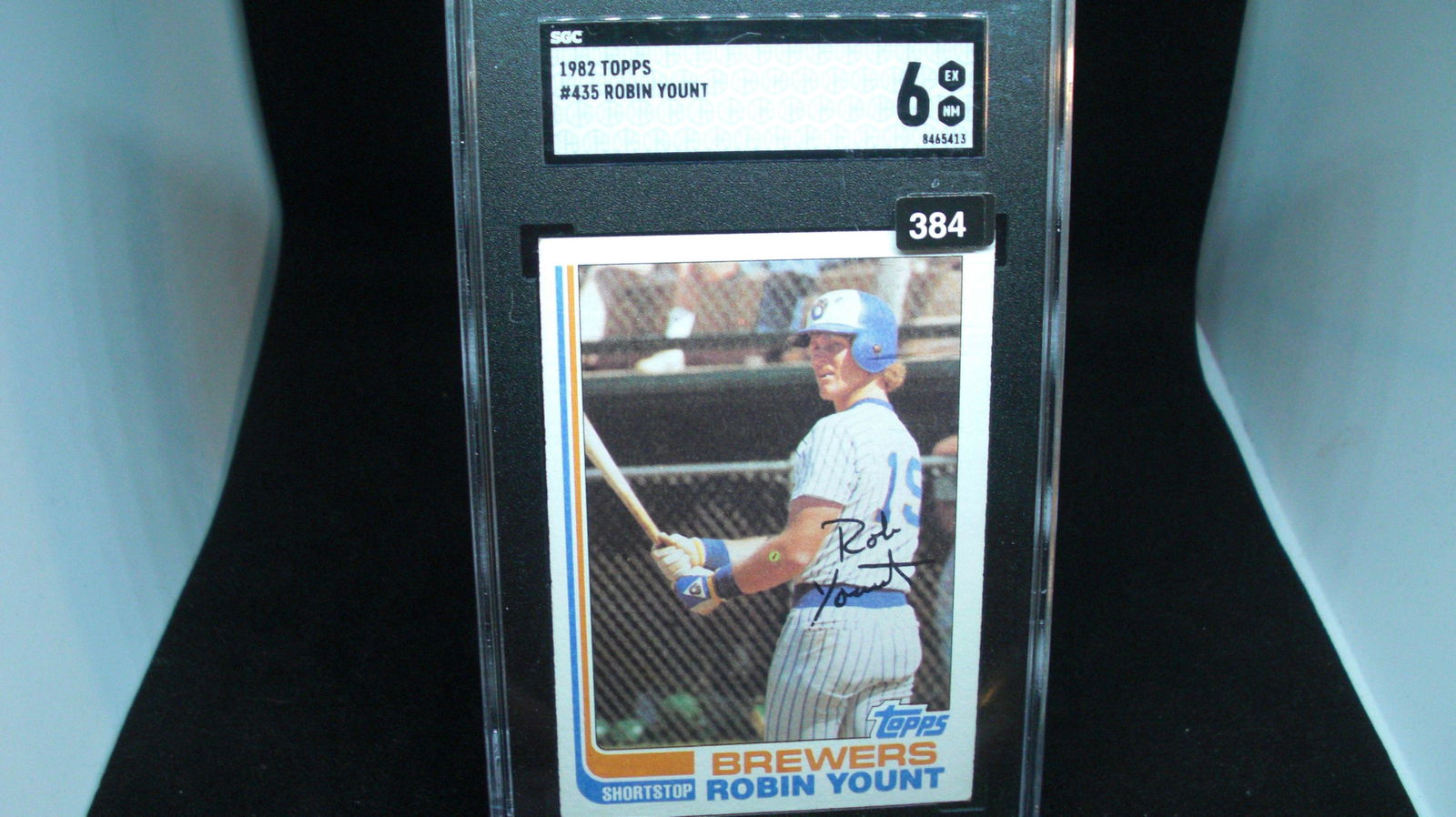 sgc graded 1982 robin yount mint 6 (1 of 1)