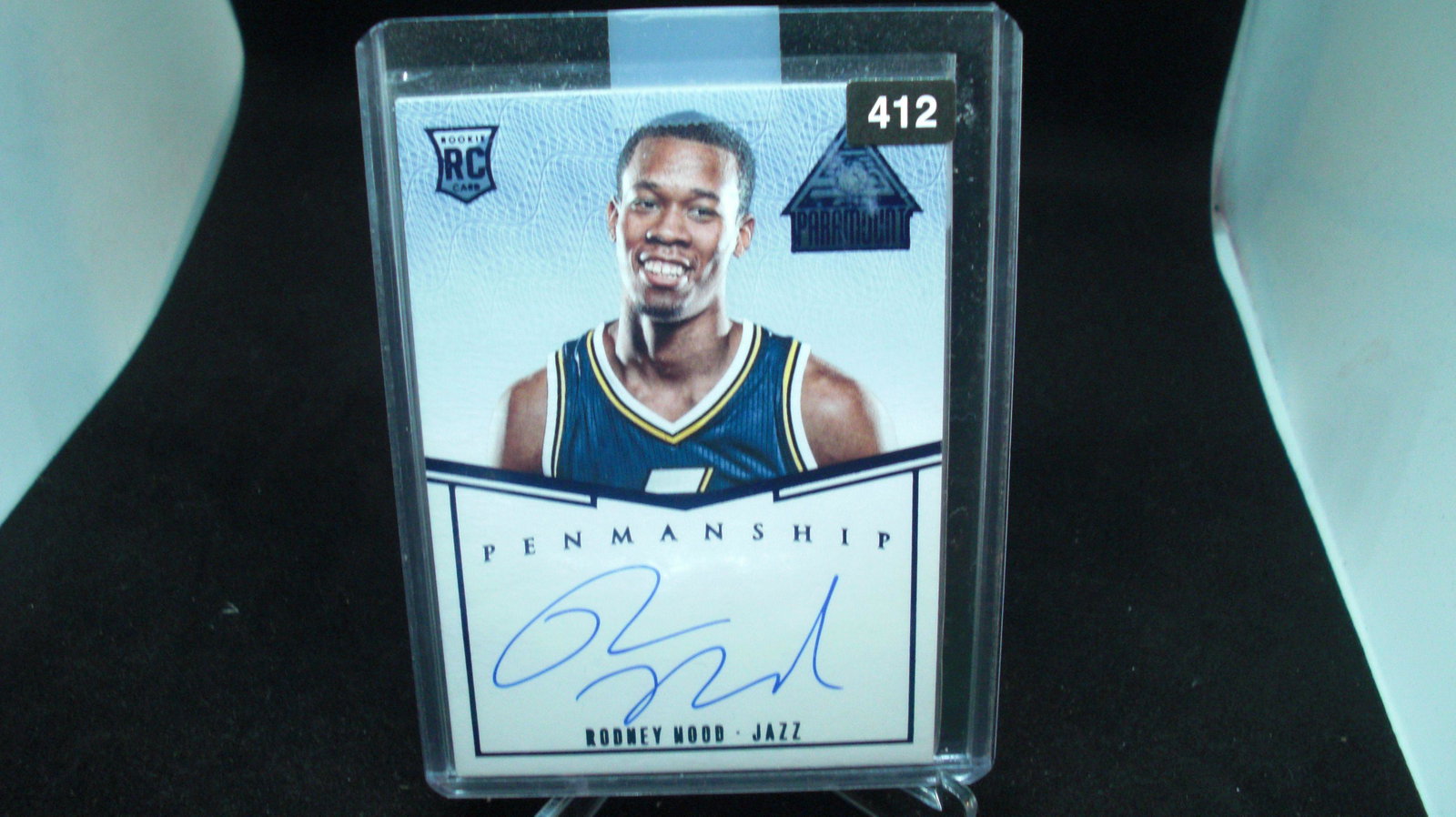 rodney hood auto rookie #11/49: in top loader