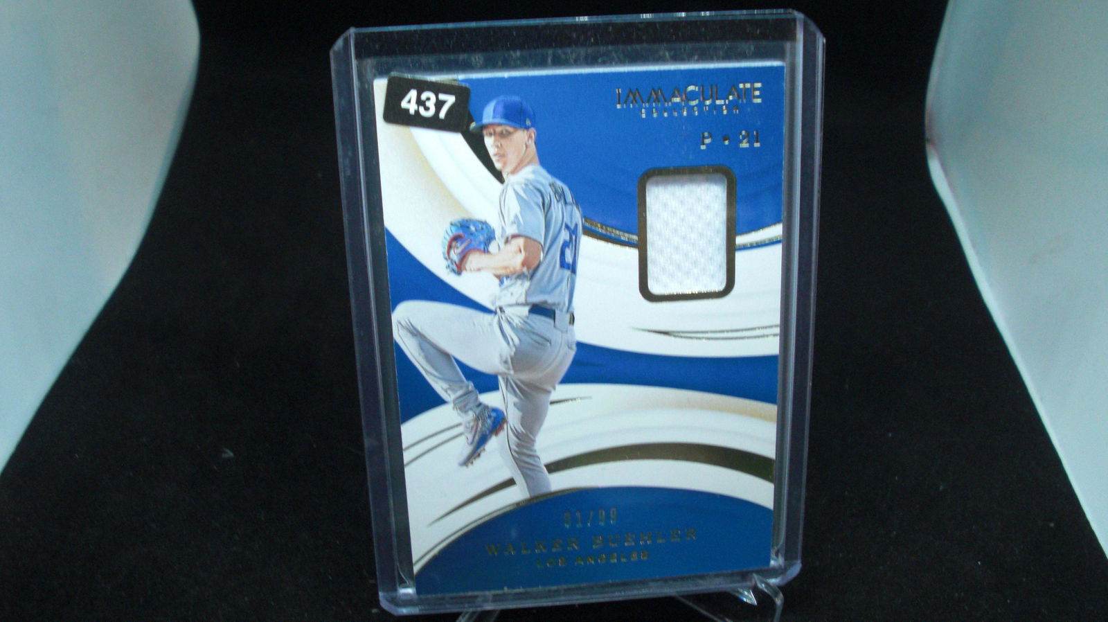 walker buehler immaculate jersey #81/99 (1 of 1)