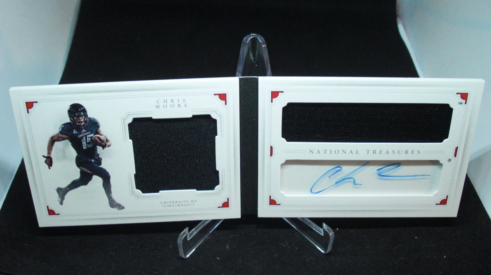 chris moore auto jersey national treasures #45/99 (1 of 1)