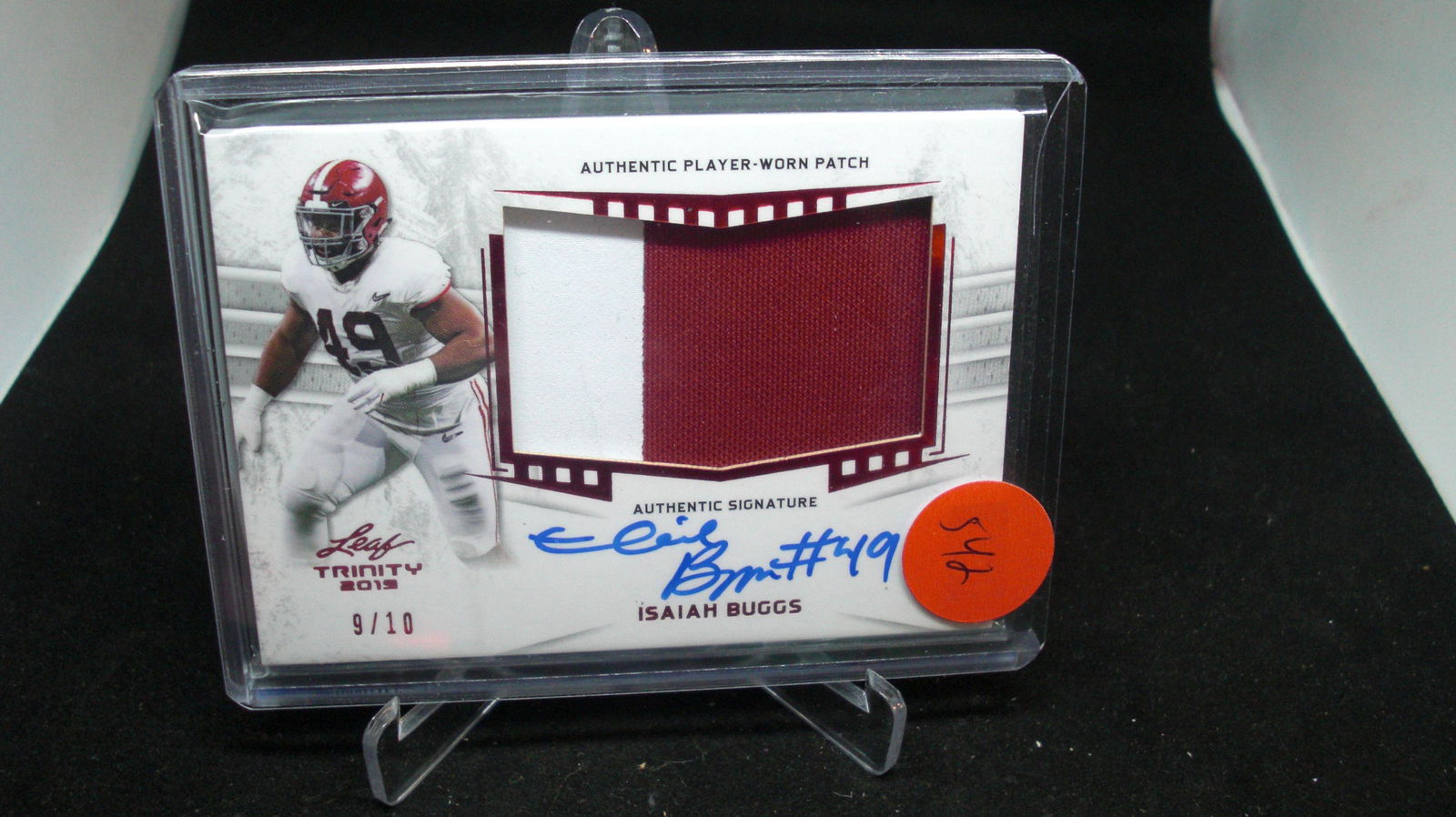 trinity isaiah buggs auto/jersey #9/10 (1 of 1)