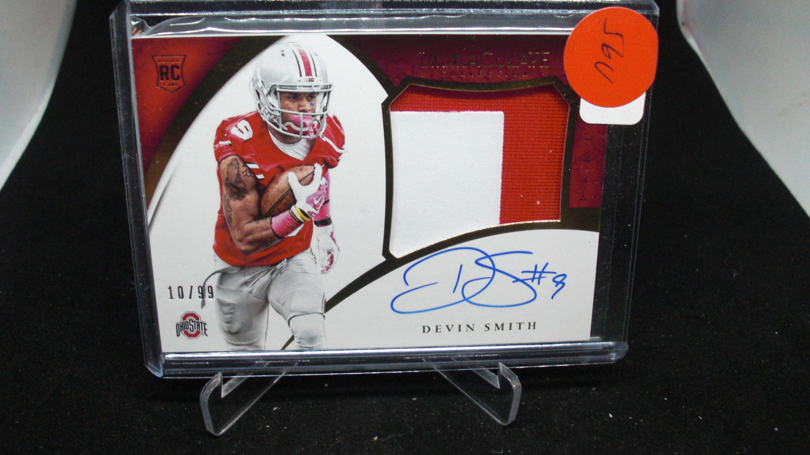 devin smith immaculate auto/jersey rookie #10/99 (1 of 1)