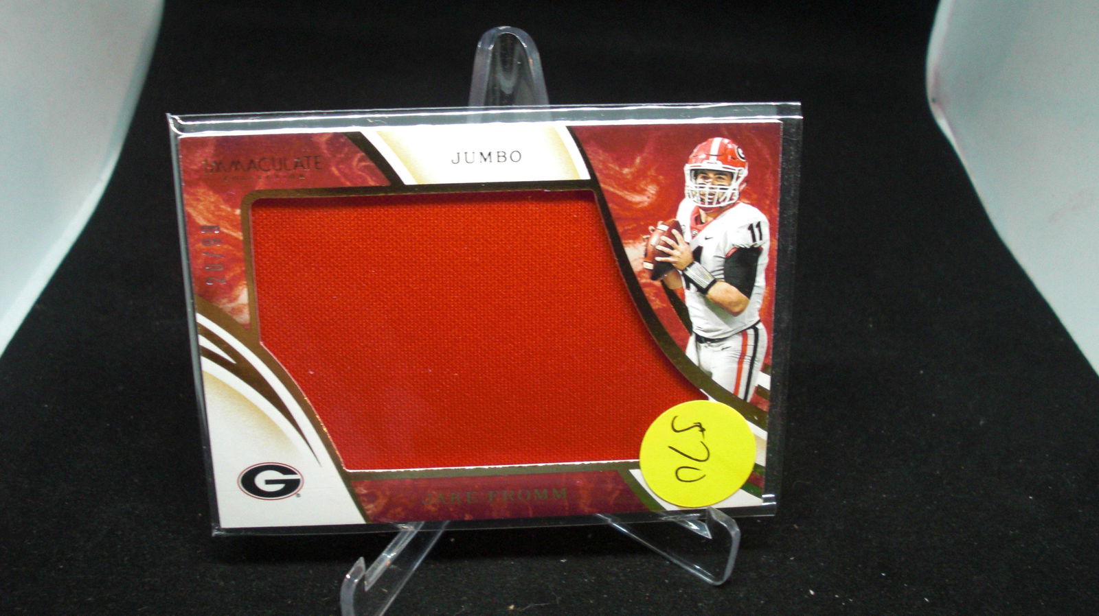 jake fromm immaculate jumbo jersey #20/99 (1 of 1)