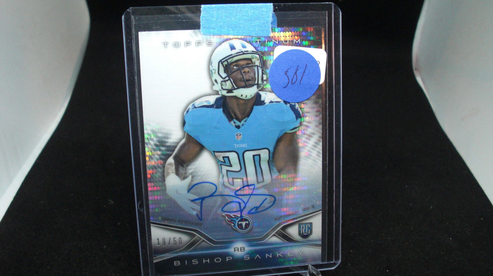 bishop sankey rookie auto topps platinum #19/50 (1 of 1)