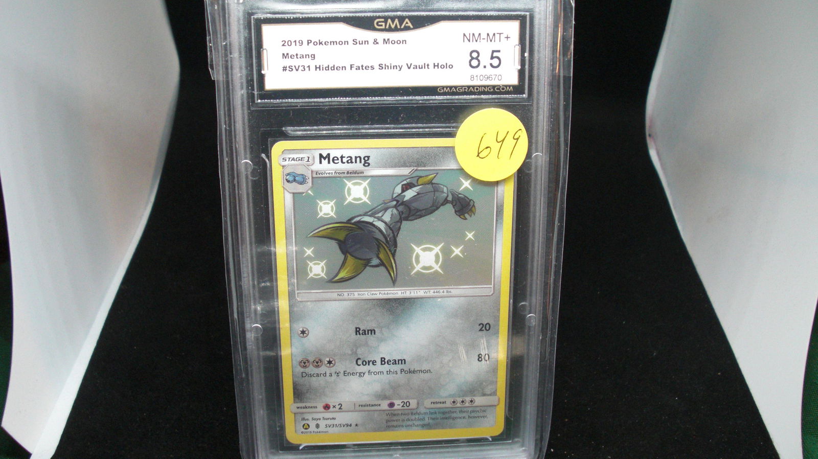 gma graded 2019 pokemon metang mint 8.5 (1 of 1)