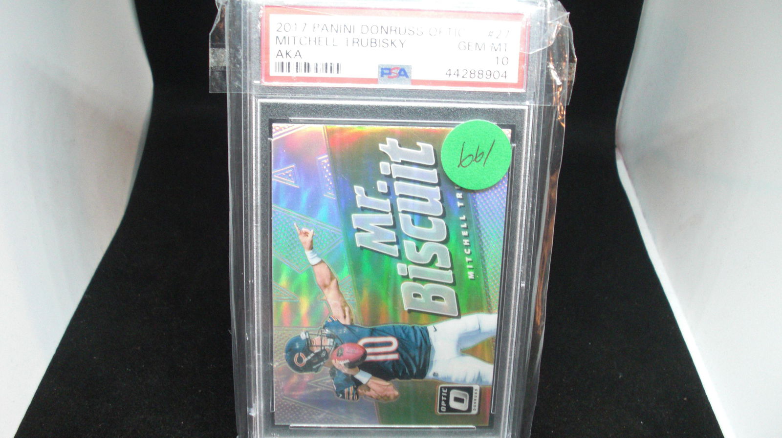 psa graded 2017 mitchell trubisky mint 10 (1 of 1)