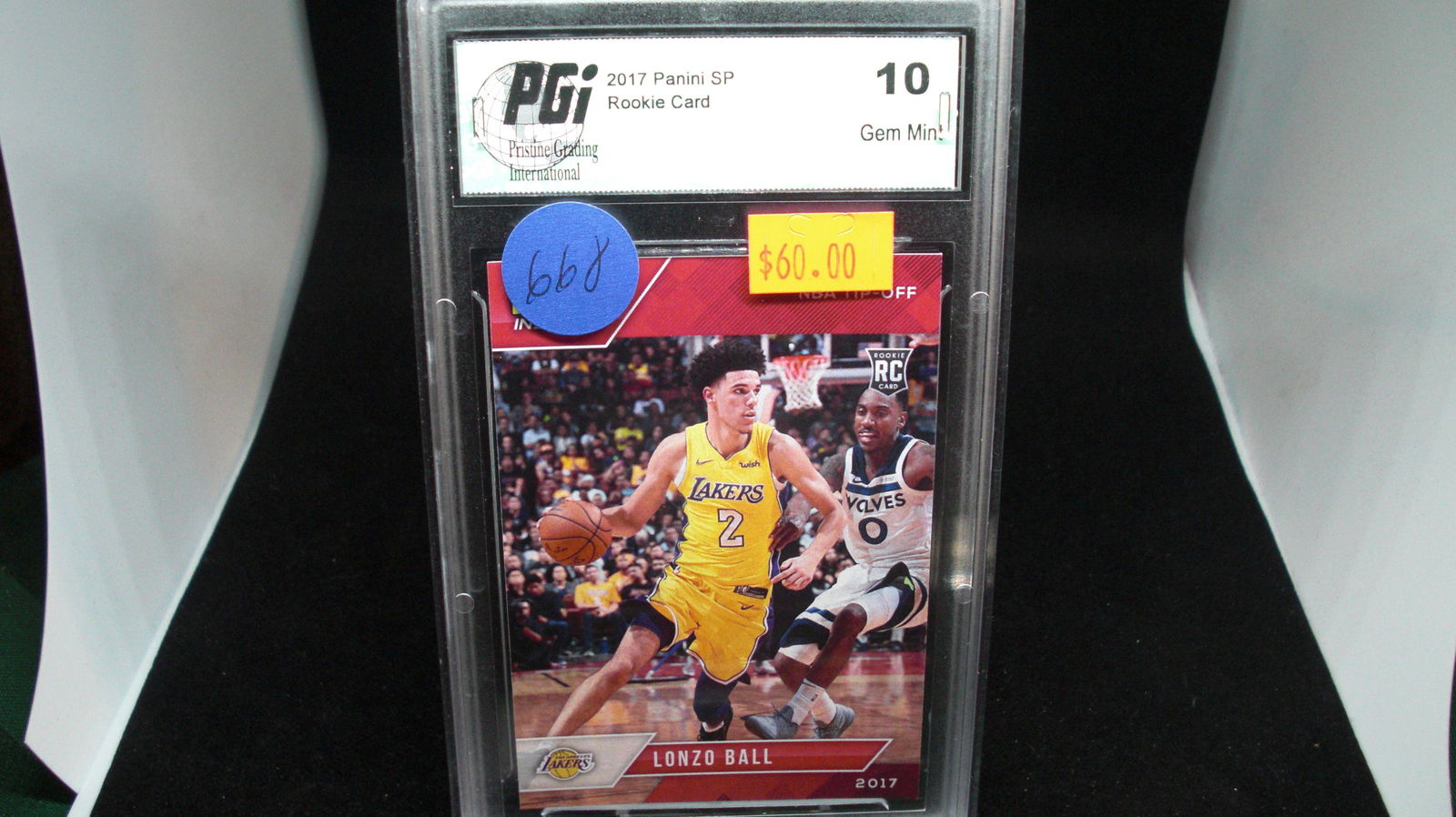 pgi graded lonzo ball rookie mint 10 (1 of 1)