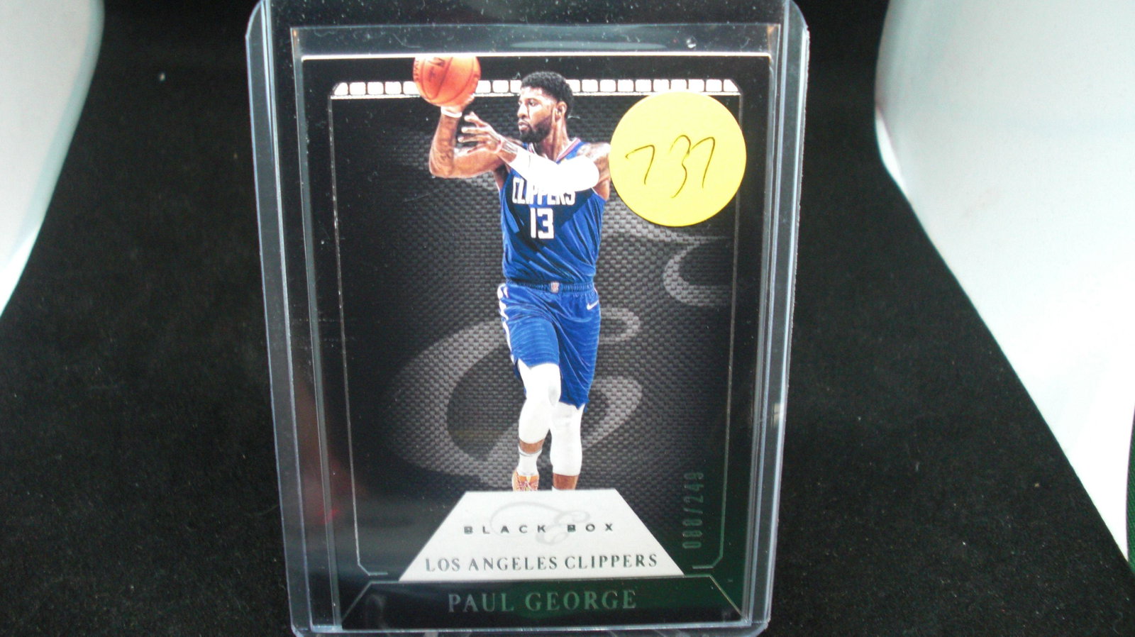 paul george black box #088/249: in top loader