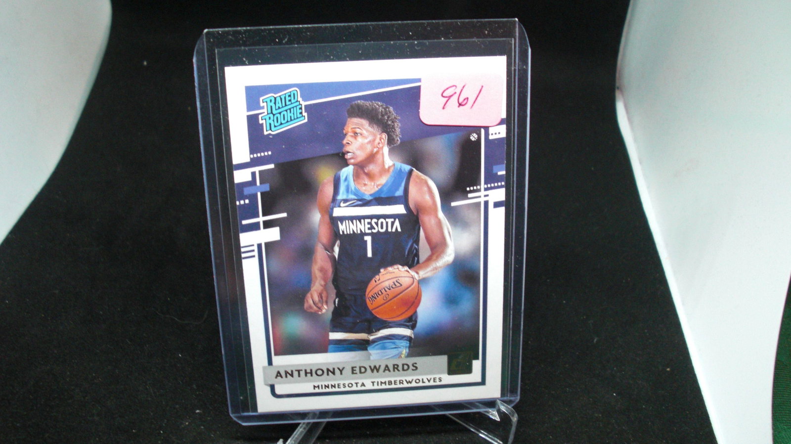 anthony edwards rated rookie: in top loader