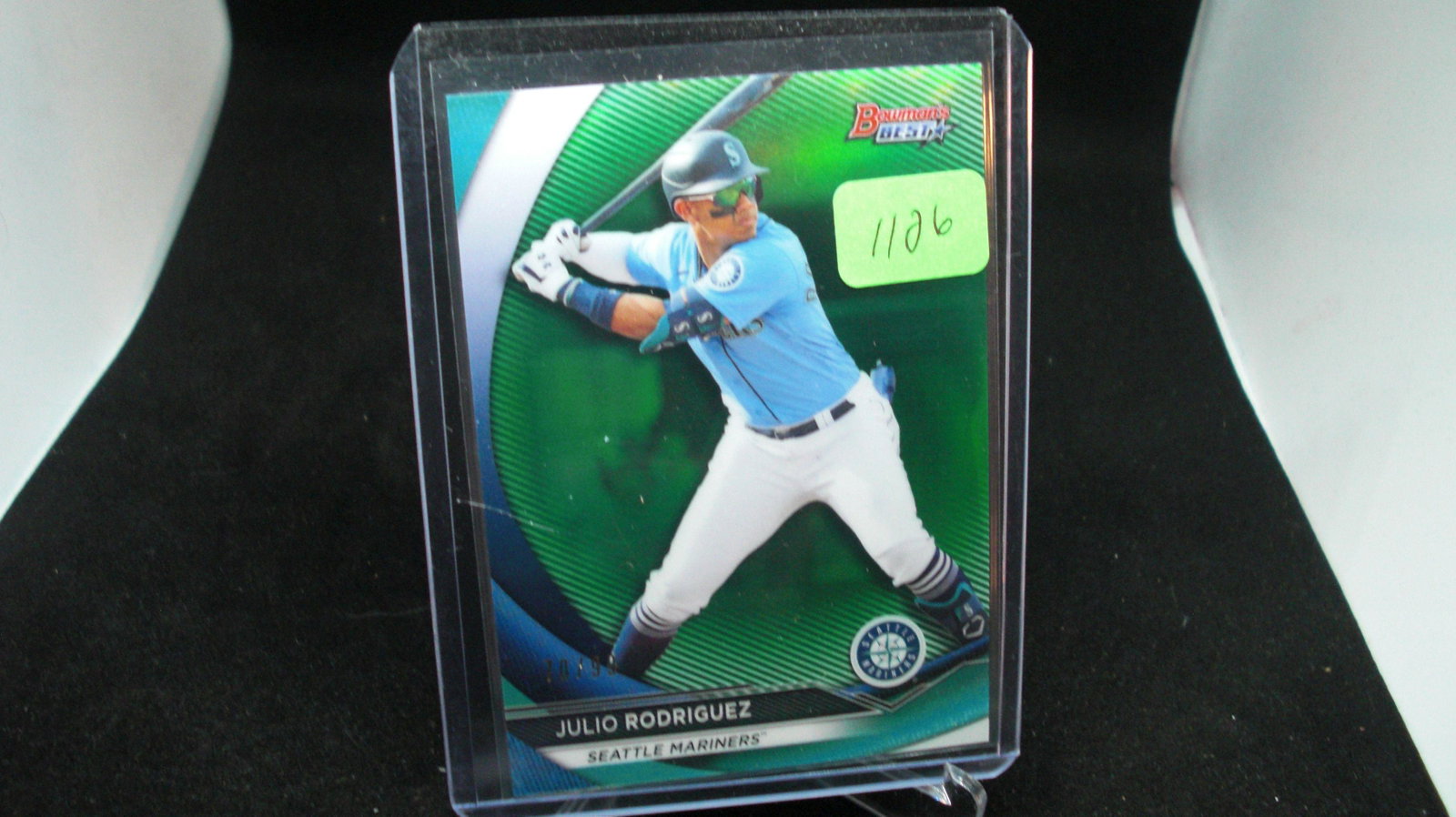 julio rodriguez #70/99: in top loader