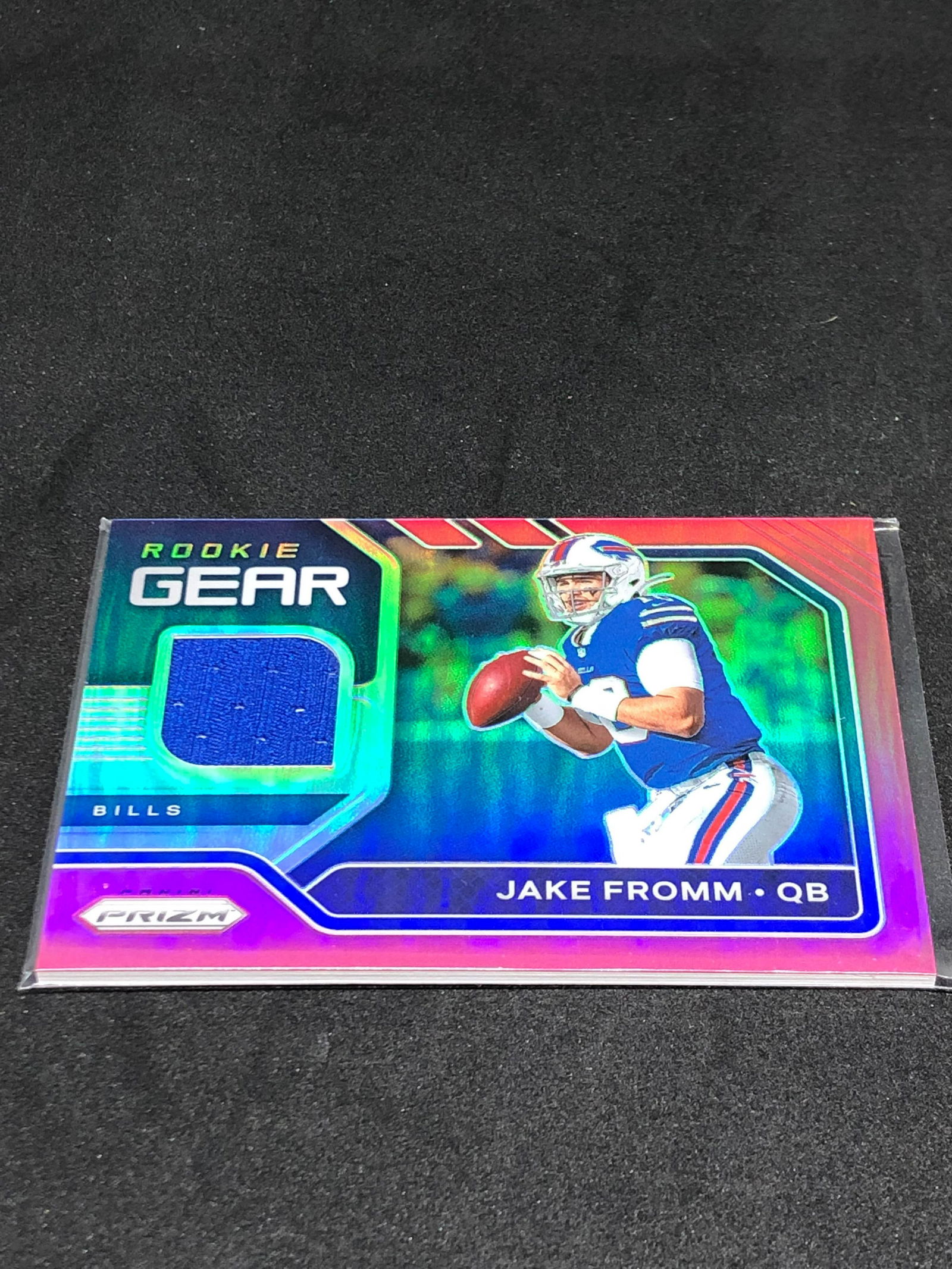 Jake Fromm Relic Rookie Pink Prizm (1 of 1)