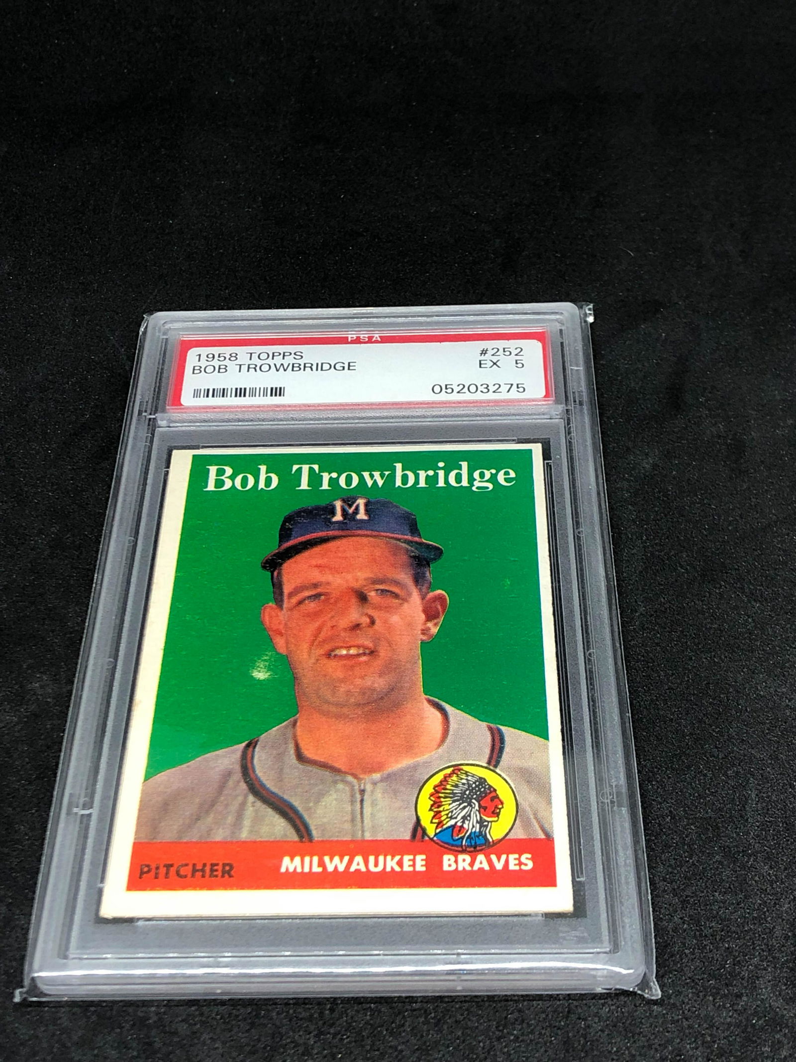 1958 Topps PSA 5 Bob Trowbridge (1 of 1)