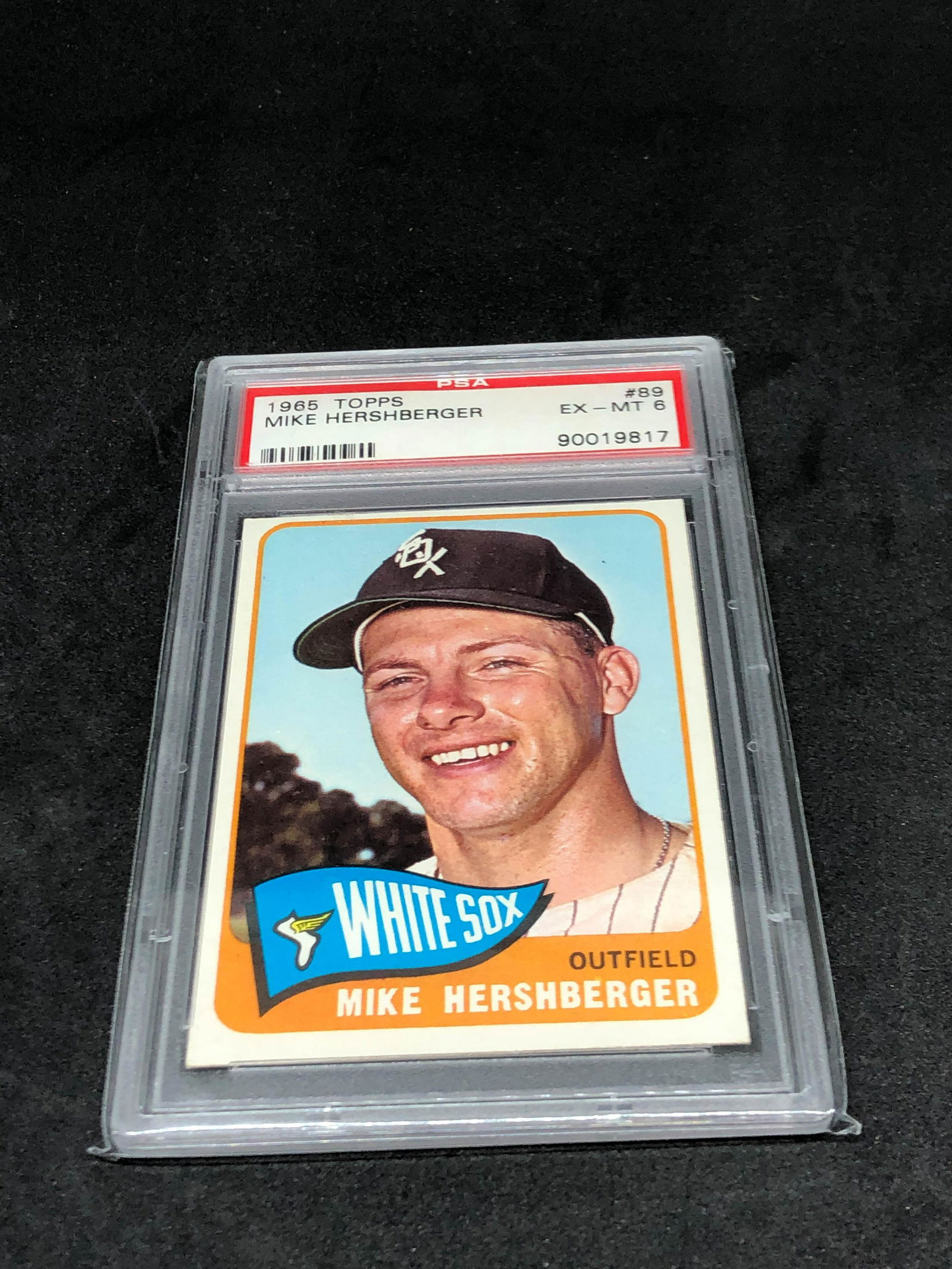 1965 Topps Mike Hershberger PSA 6 (1 of 1)