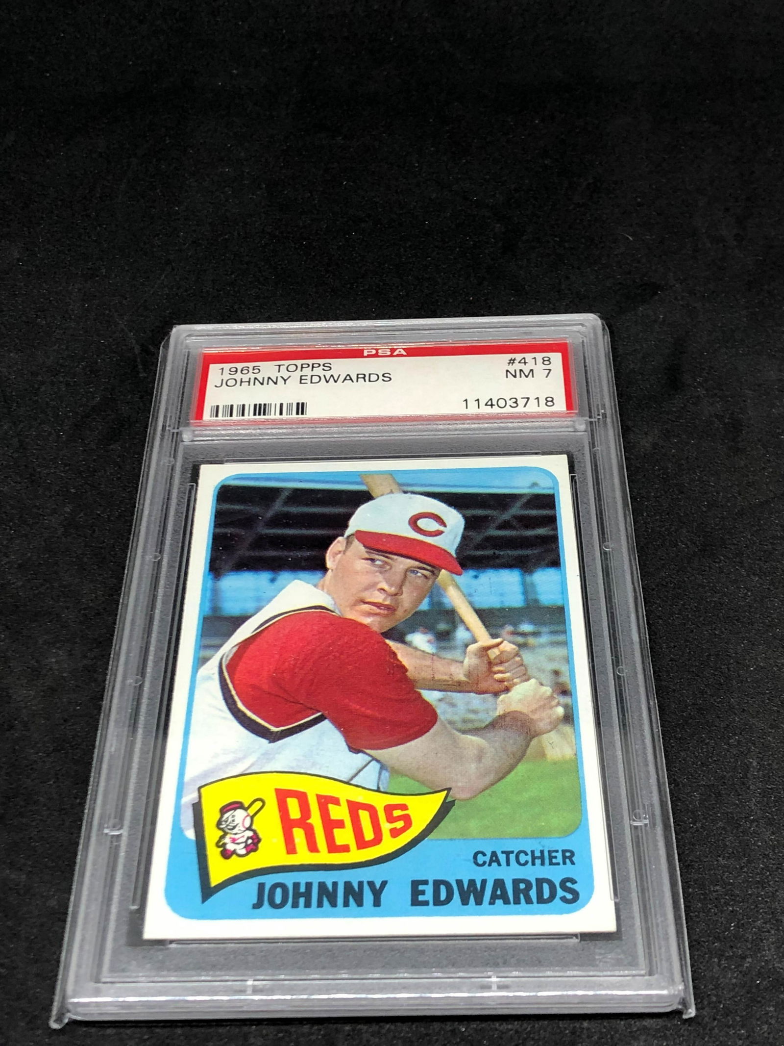 1965 Topps Johnny Edwards PSA 7 (1 of 1)