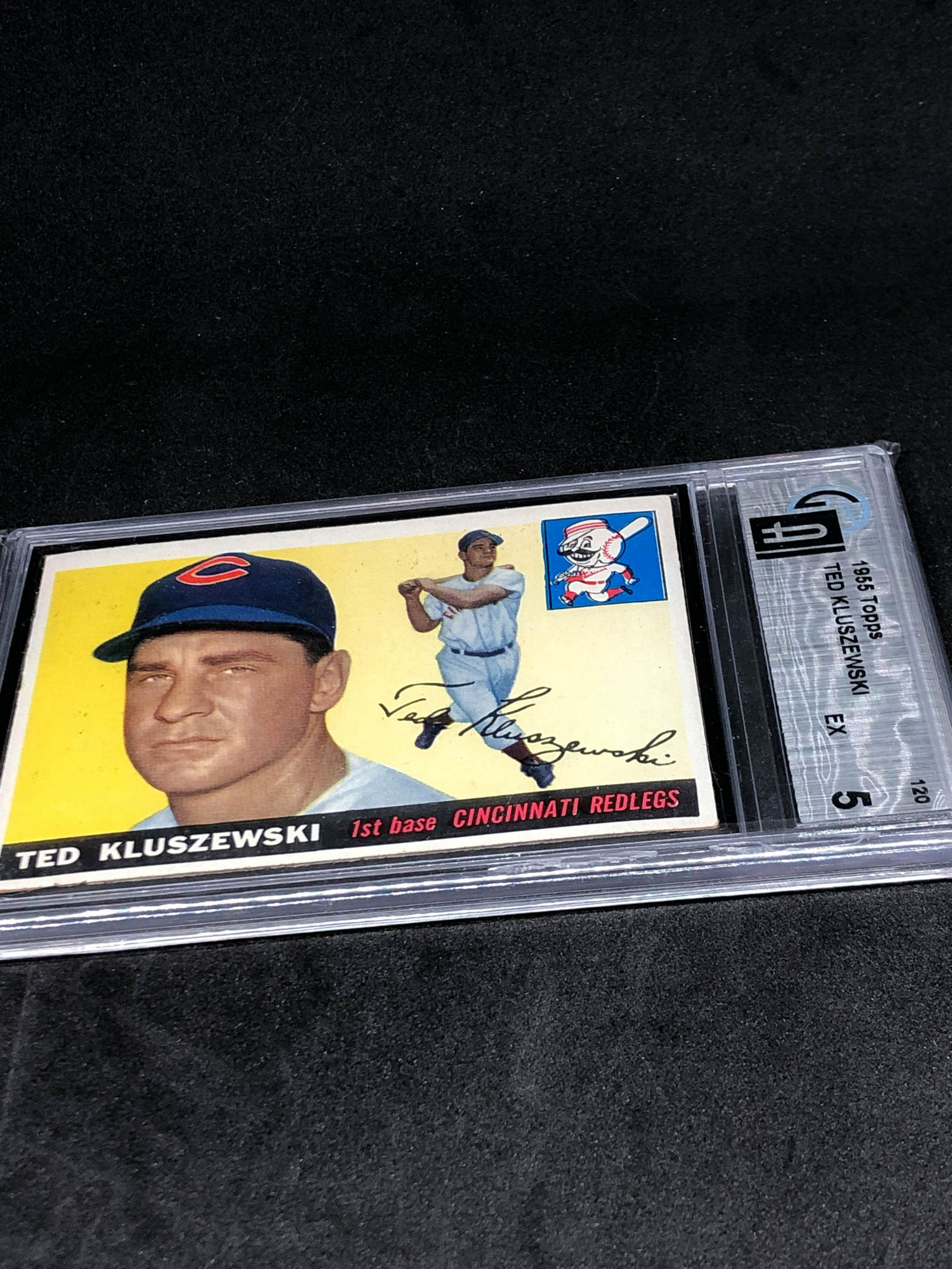 1955 Topps Ted Kluszewski Graded 5 (1 of 1)