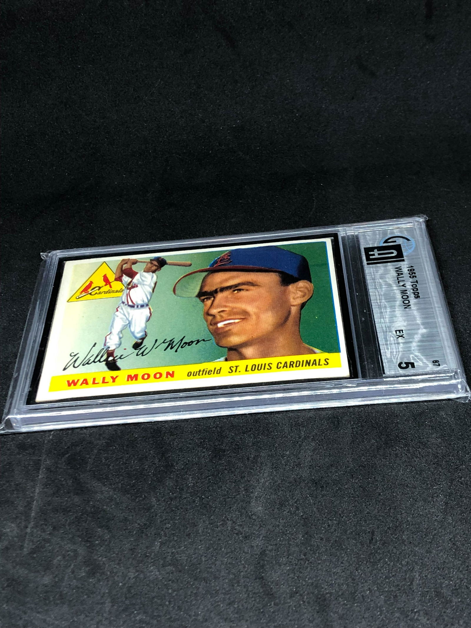 1955 Topps Wally Moon Graded 5 (1 of 1)