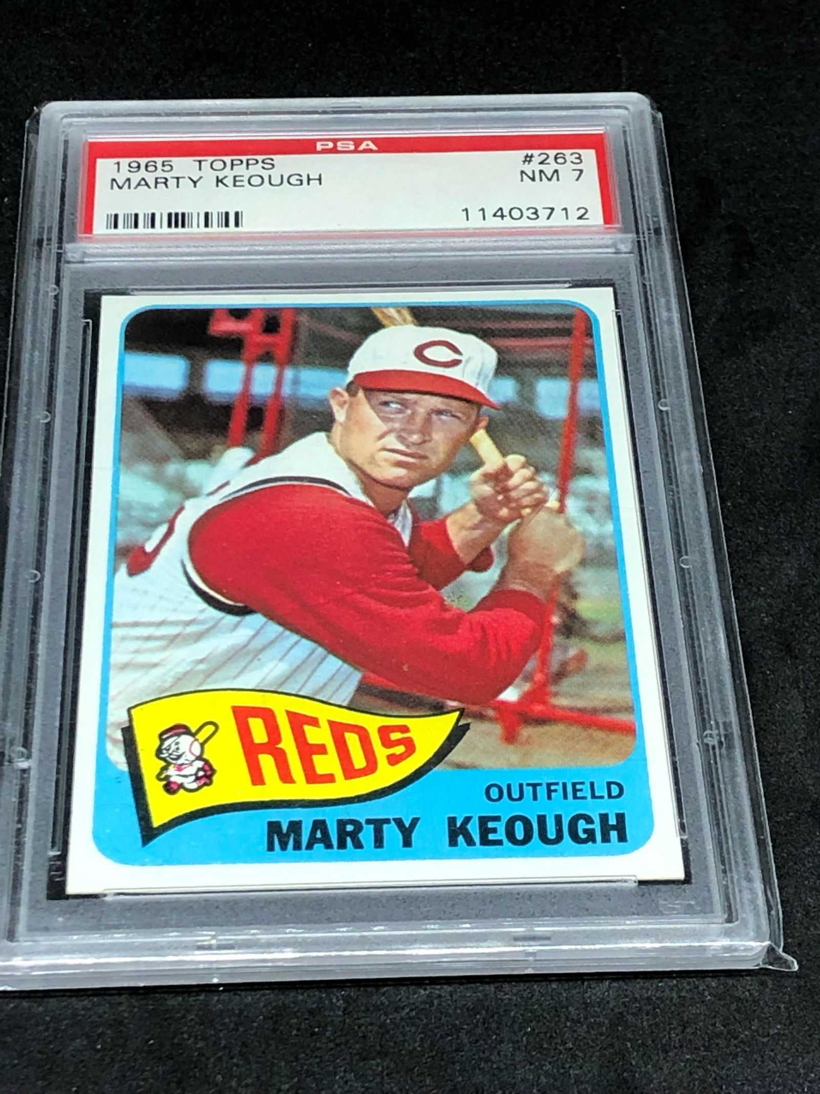 1965 Topps Marty Keough PSA 7 (1 of 1)