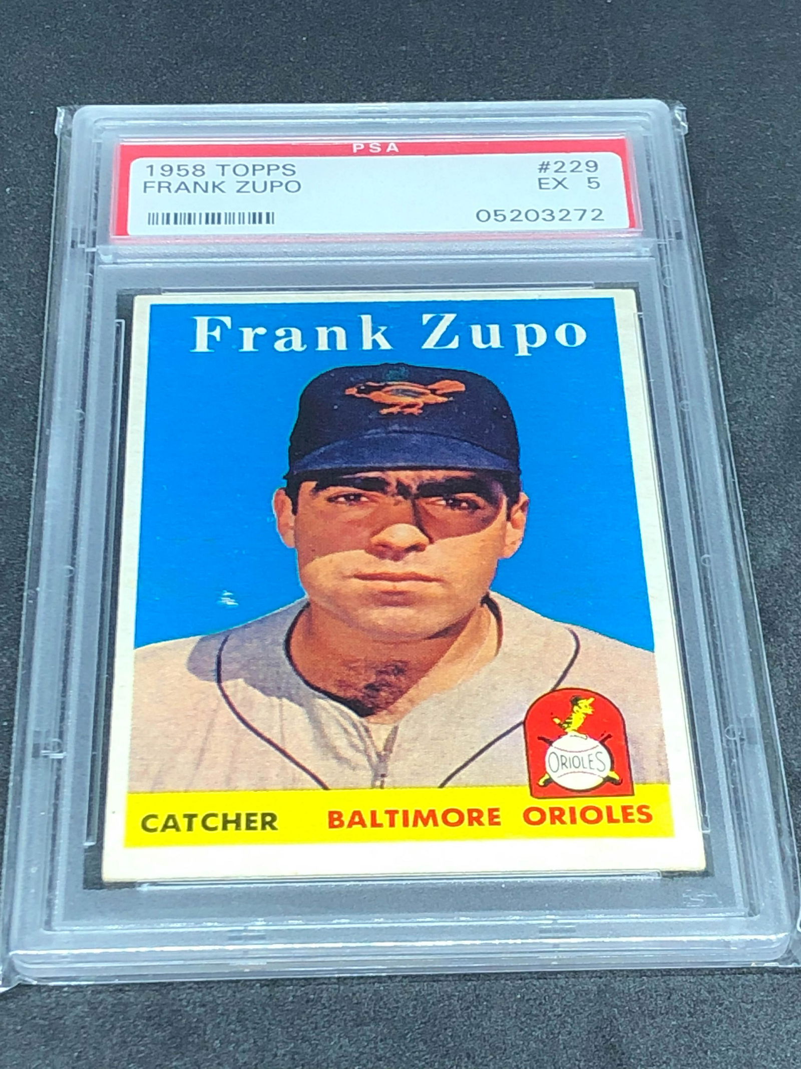 1958 Topps Frank Zupo PSA 5 (1 of 1)