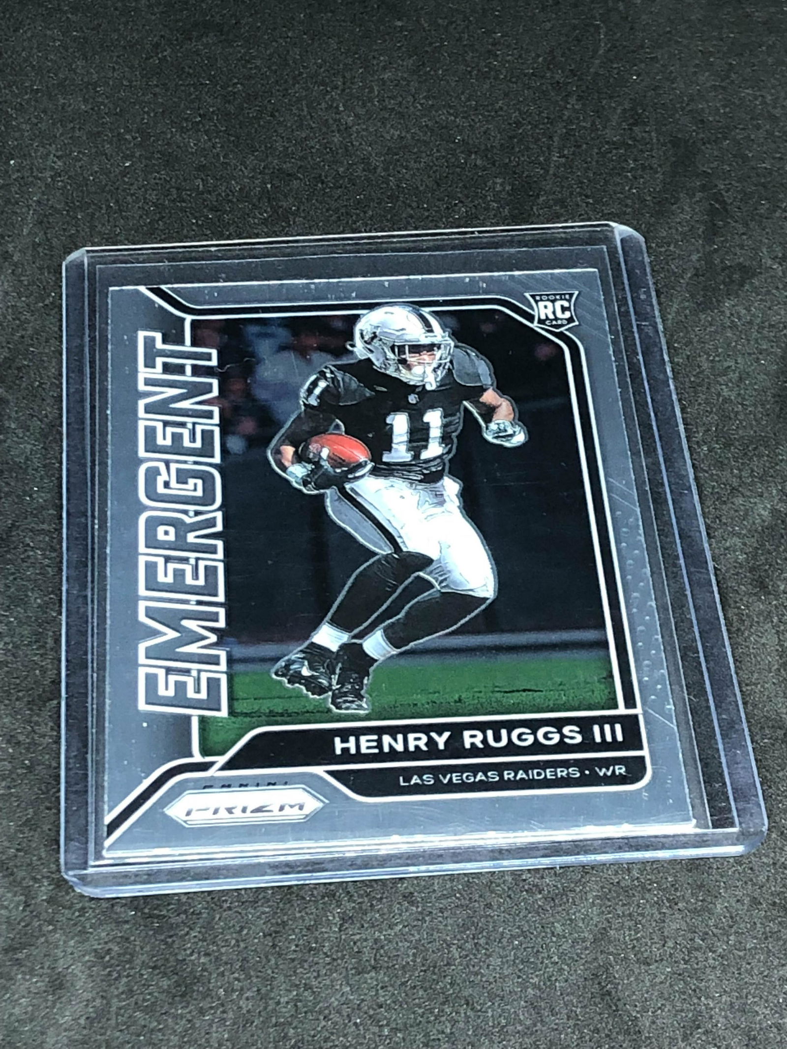 Henry Ruggs III Panini Prizm Emergent Rookie (1 of 1)