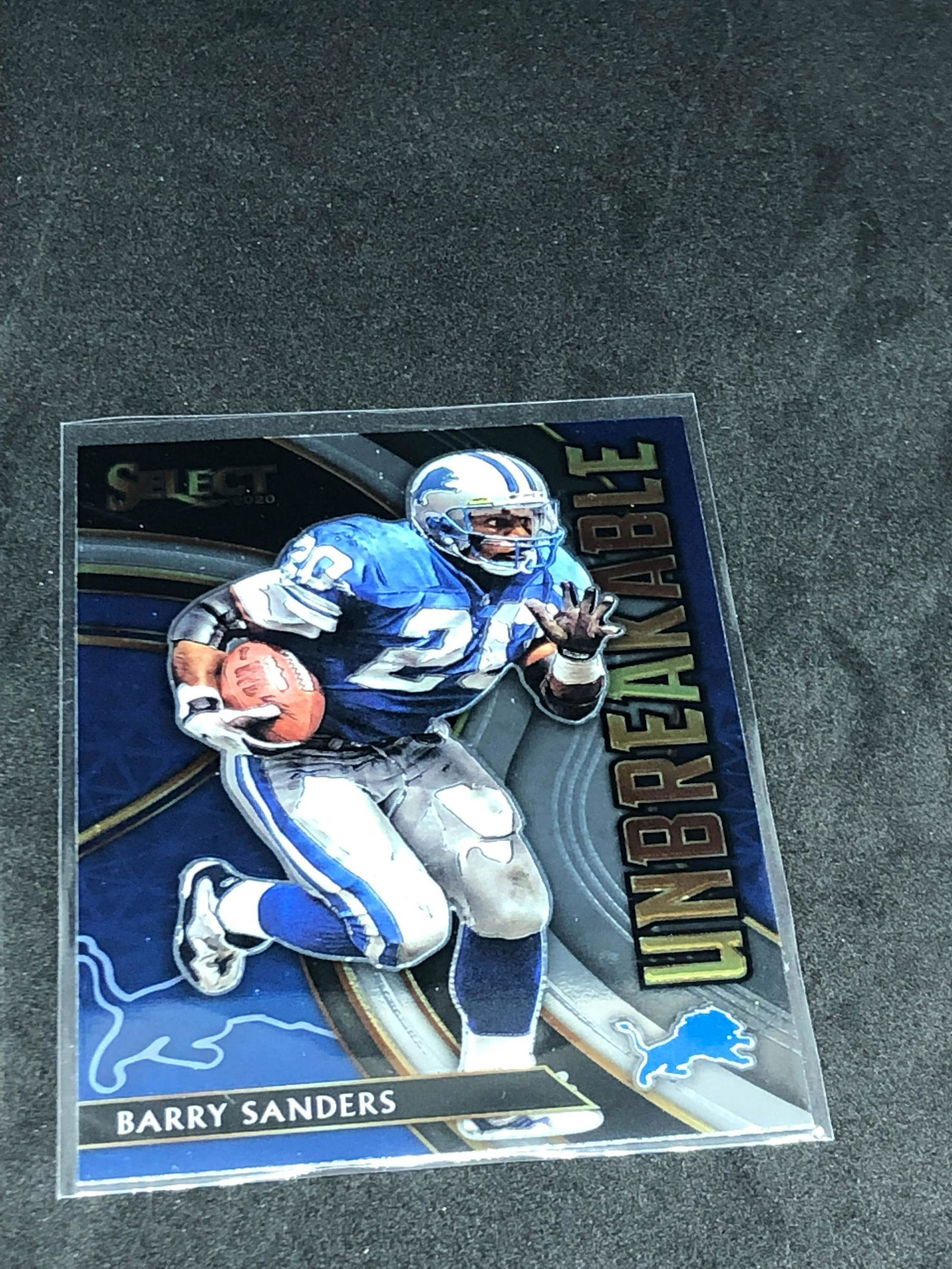 Barry Sanders Panini Select Unbreakable (1 of 1)