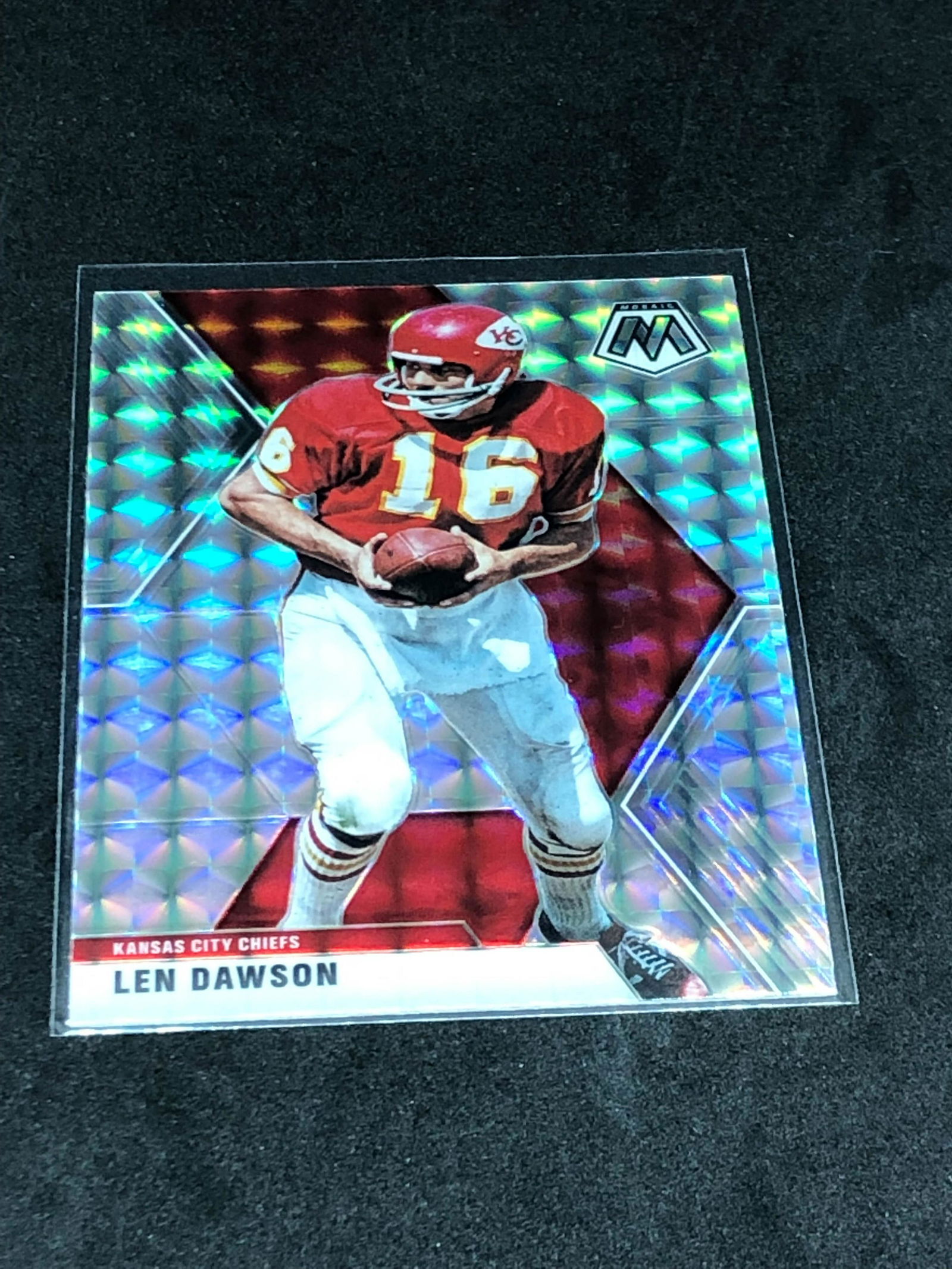 Len Dawson Panini Mosaic Refractor (1 of 1)
