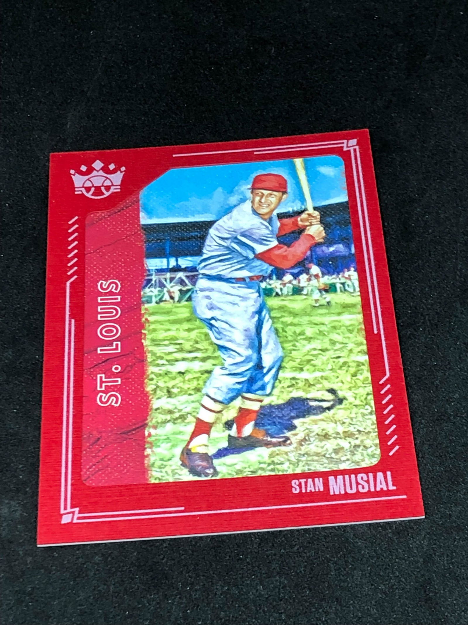 Stan Musial Diamond Kings Red Border (1 of 1)