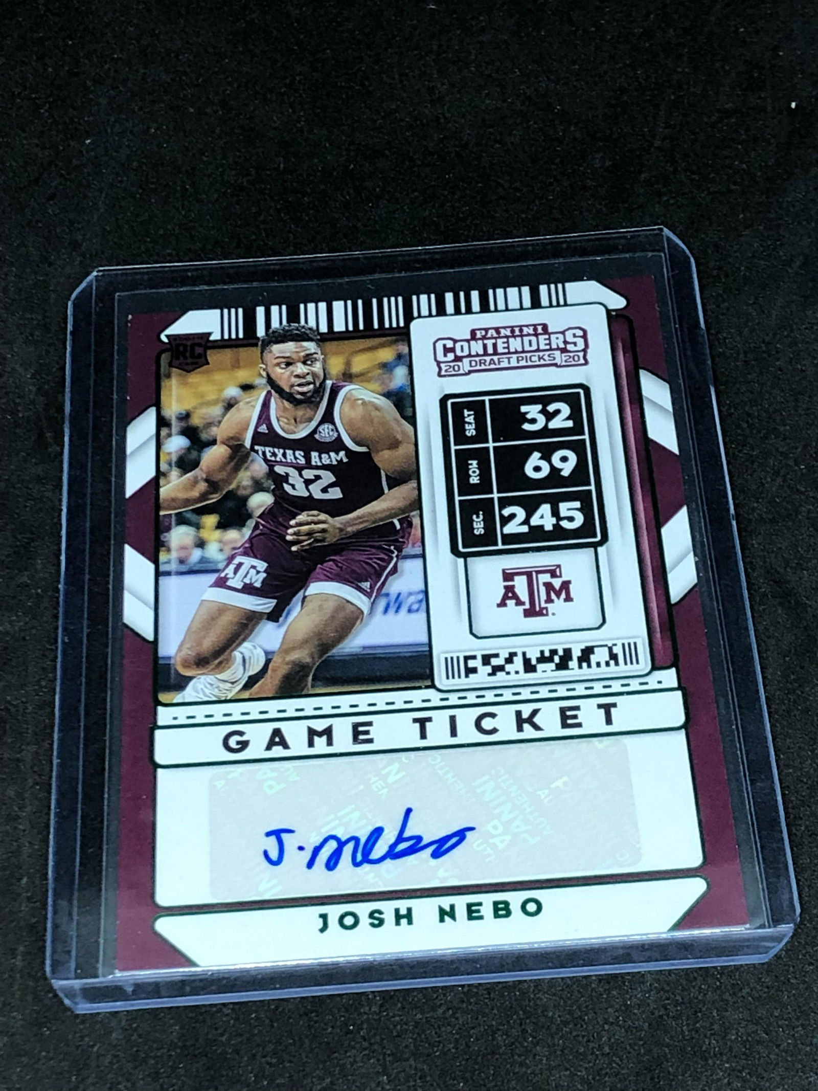 Josh Nebo Panini Contenders Auto Rookie (1 of 1)
