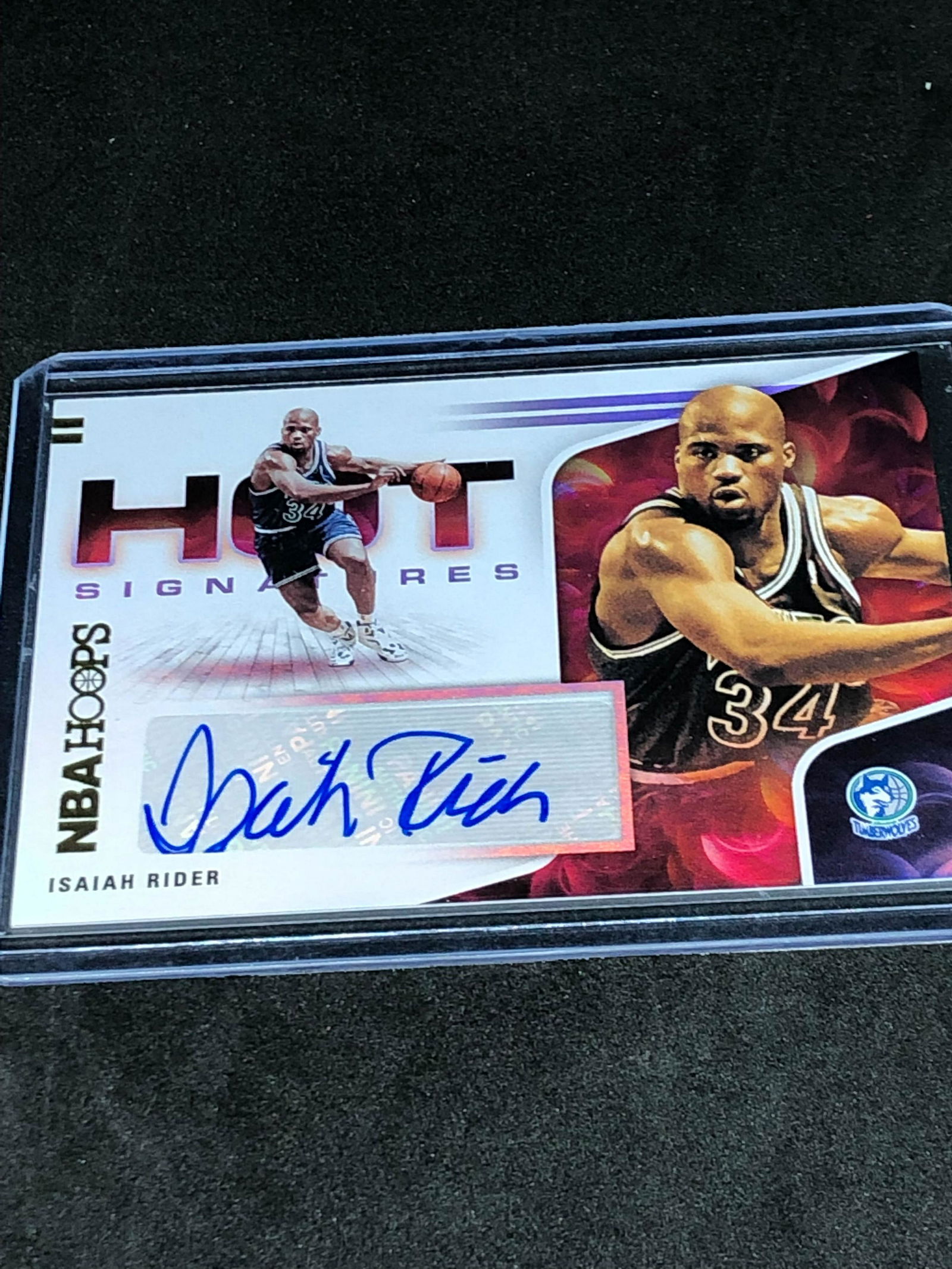 Isaiah Rider NBA Hoops Auto (1 of 1)