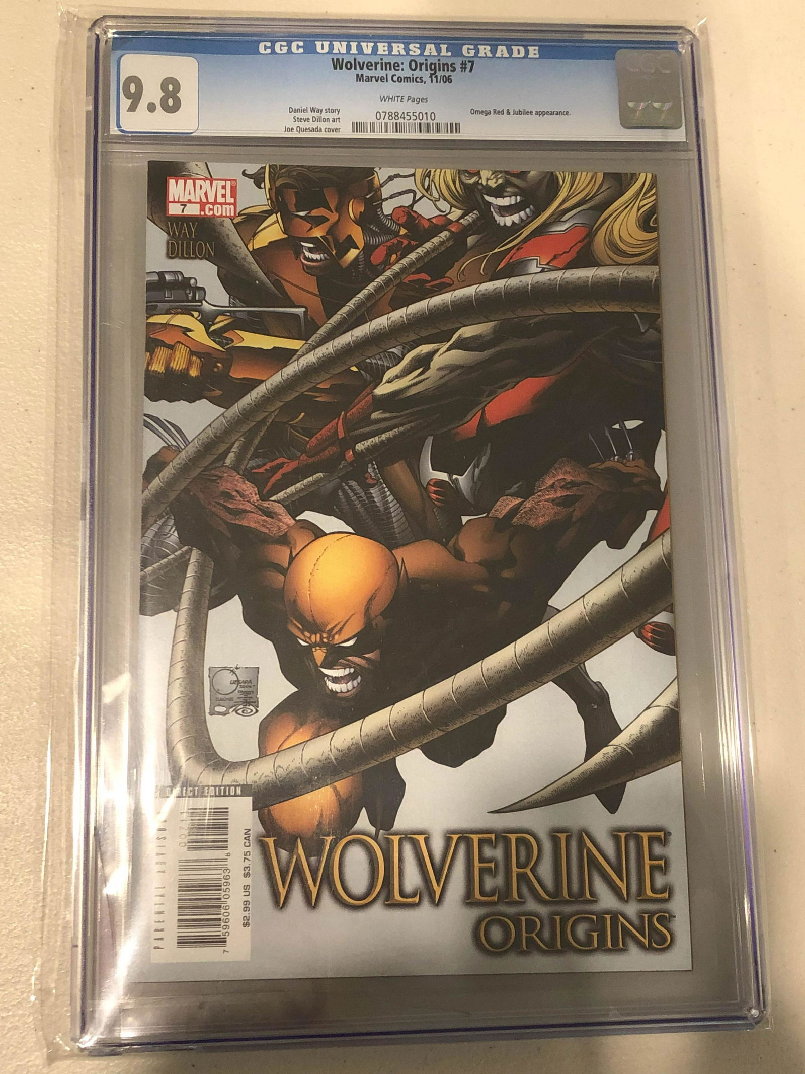 Wolverine Origins CGC 9.8 Comic Book- Slightly Damaged (1 of 1)