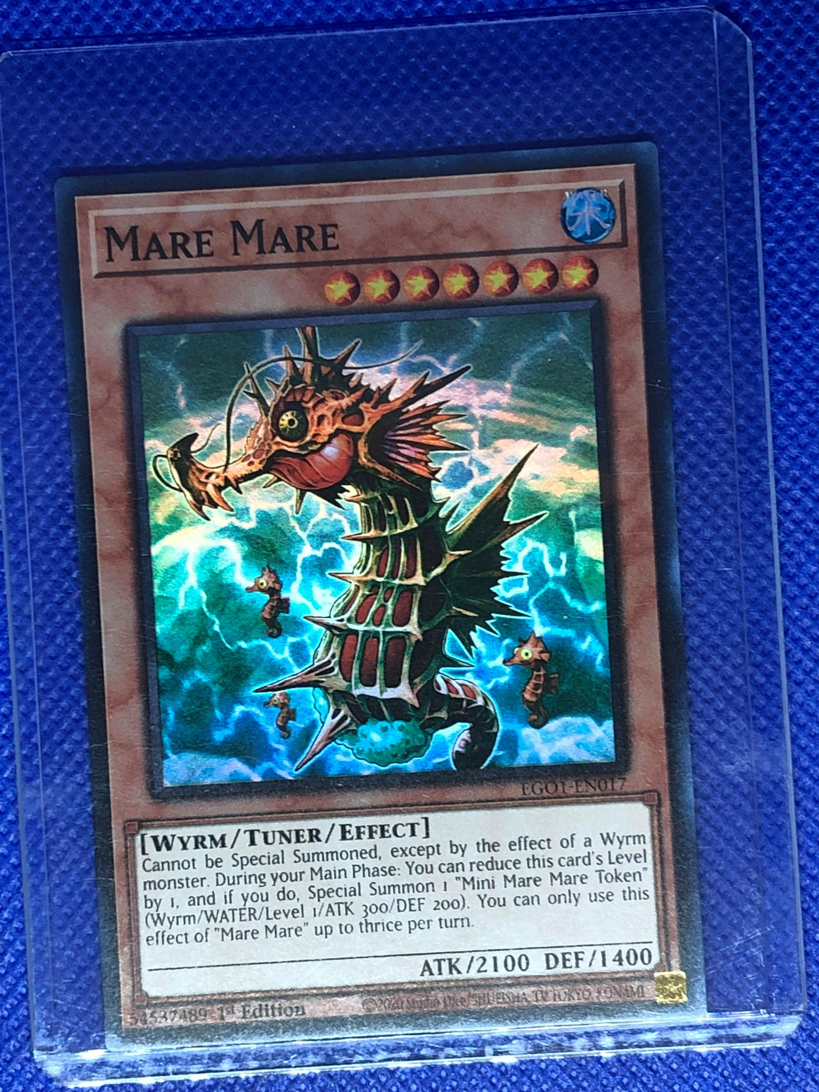 Mare Mare Holo 1st Edition Yugioh Card: Mare Mare Holo 1st Edition Yugioh Card