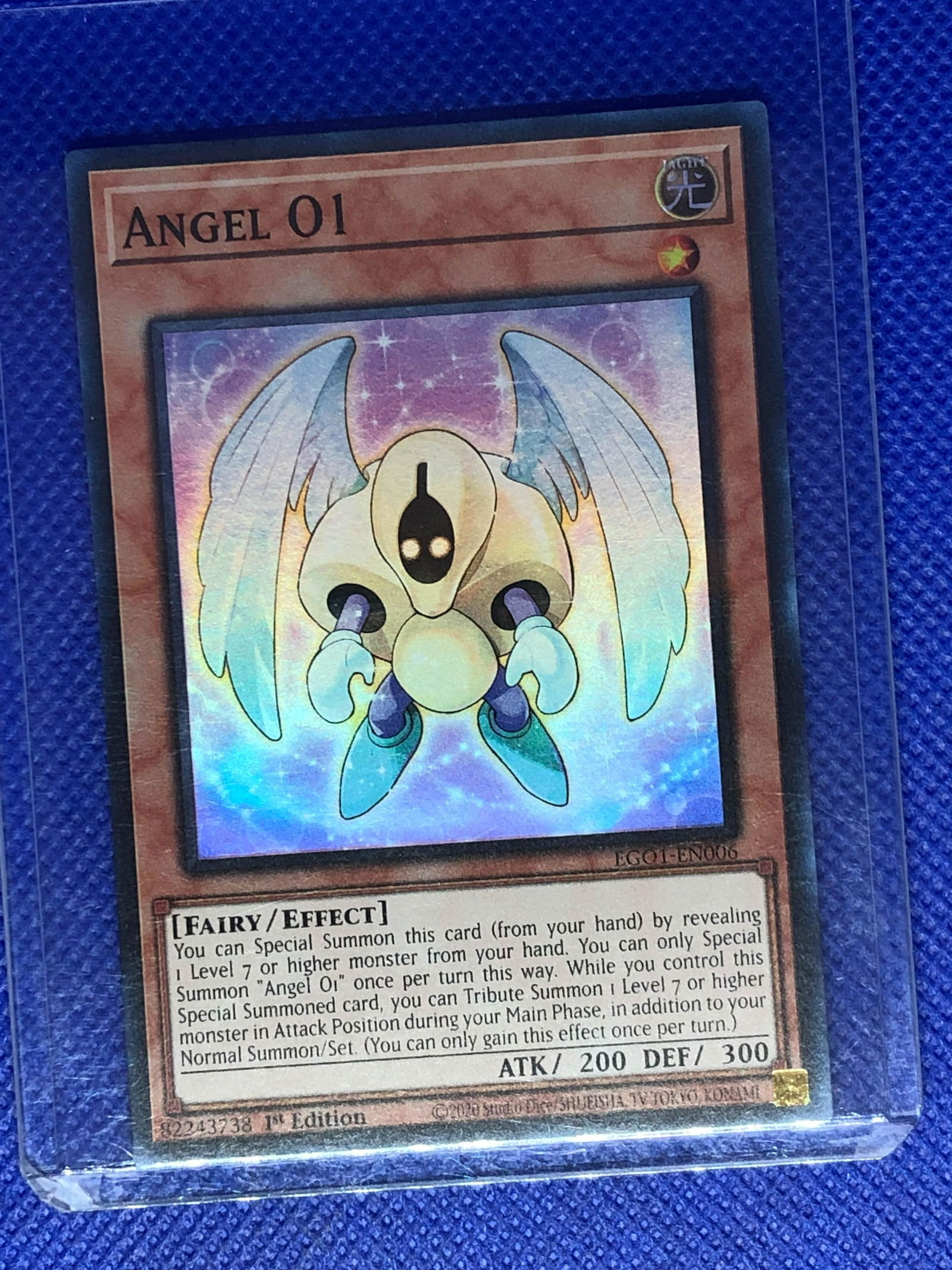Angel 01 1st Edition Holo Yugioh Card (1 of 1)