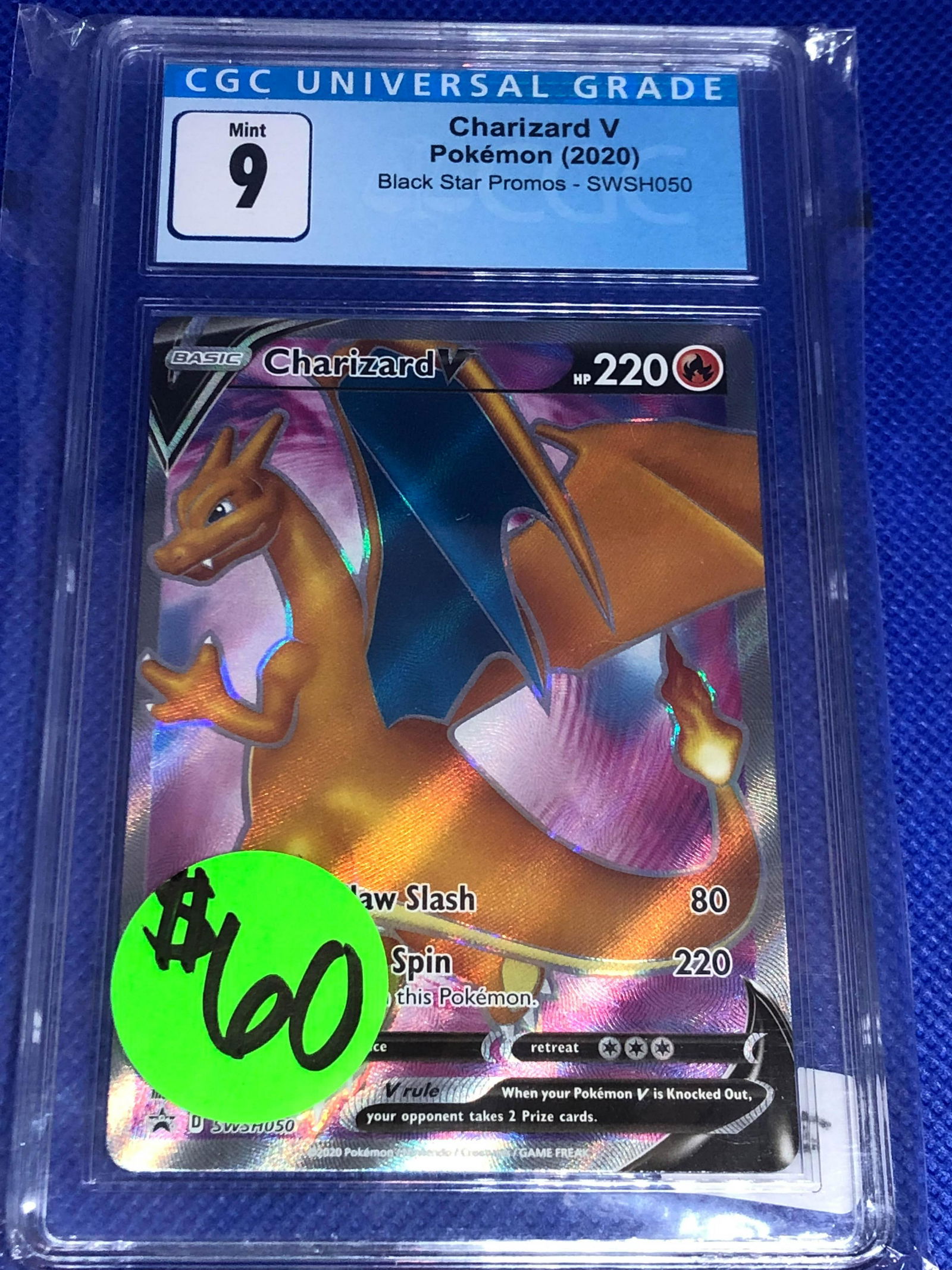 Charizard V Black Star Promo CGC 9 (1 of 1)