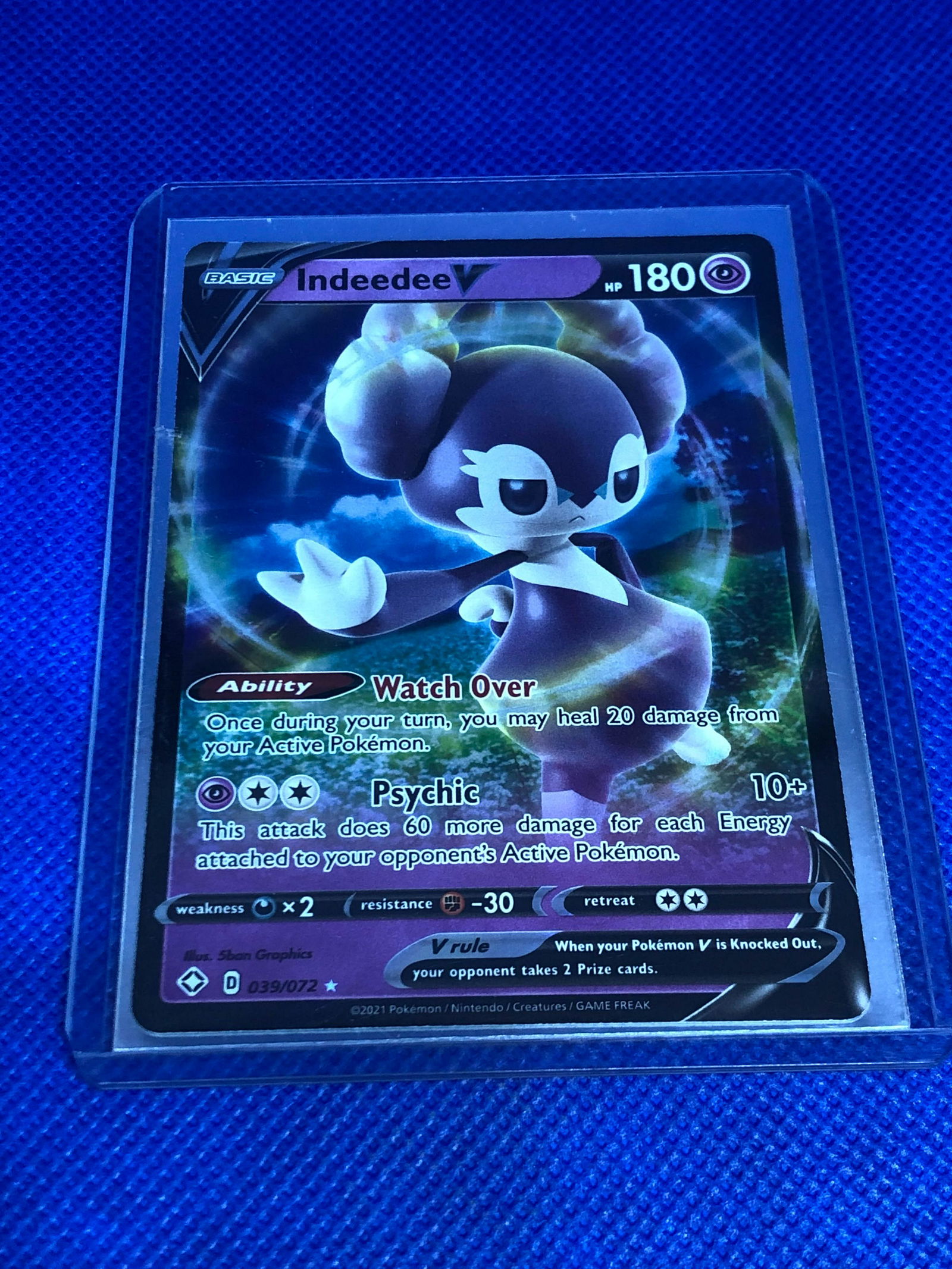 Indeedee V Pokemon Card (1 of 1)