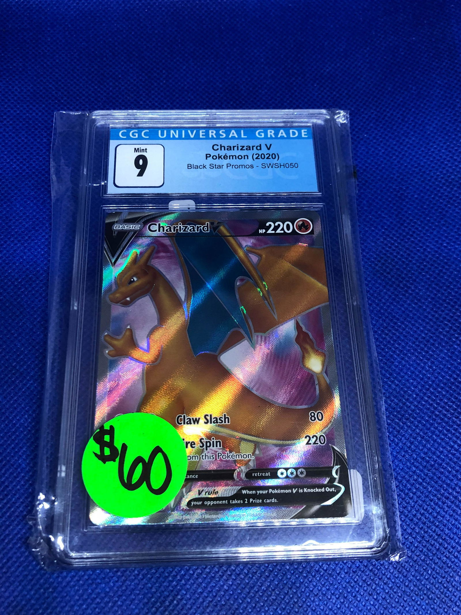Charizard V Black Star Promo CGC 9 (1 of 1)