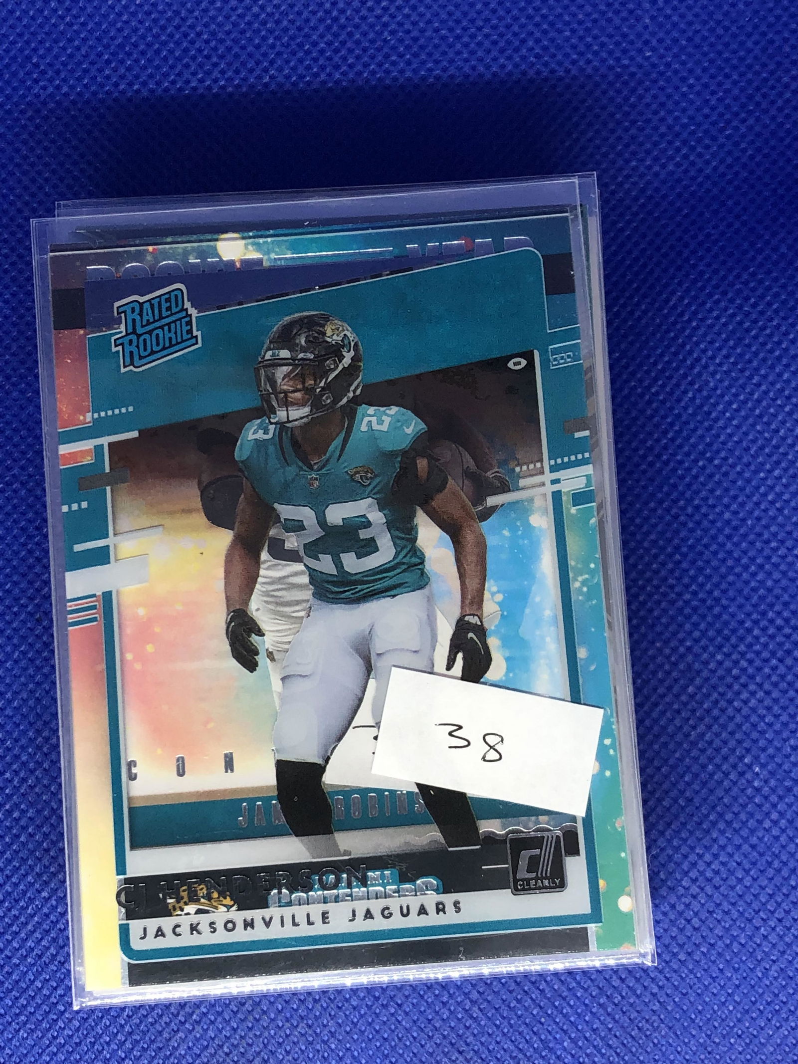 CJ Henderson Donruss Clearly Rated Rookie (1 of 1)