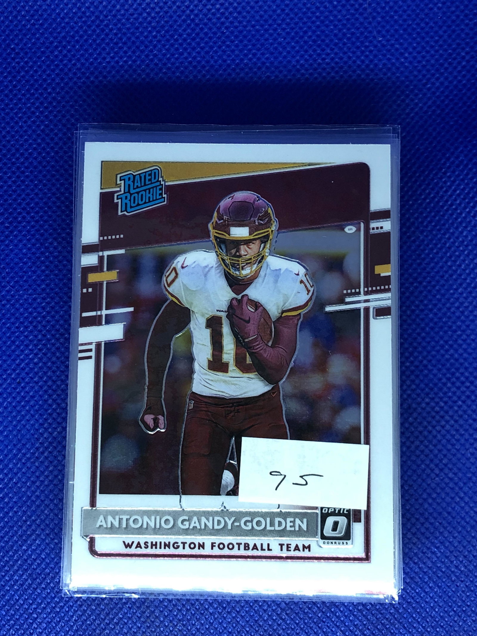 Antonio Gibson Optic Rated Rookie: Sports Trading Card