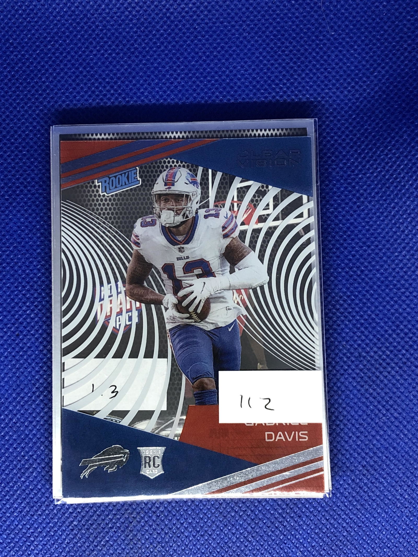 Gabriel Davis Panini Clear Vision Rookie (1 of 1)