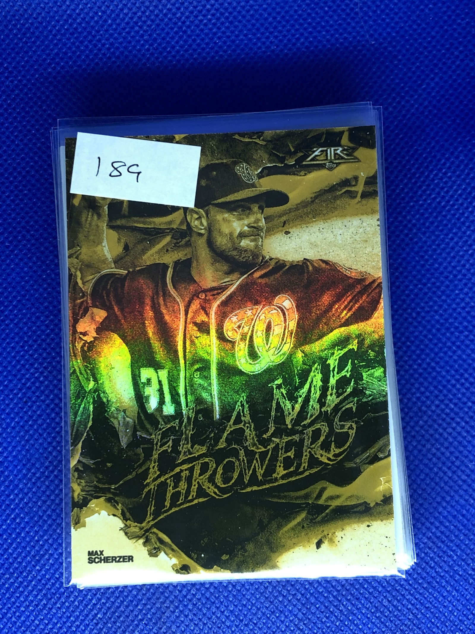 Max Scherzer Topps Fire (1 of 1)