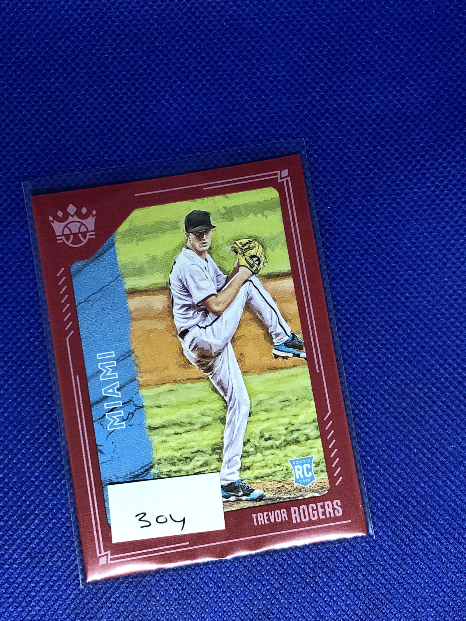 Trevor Rogers Panini Diamond Kings Rookie Red Border (1 of 1)