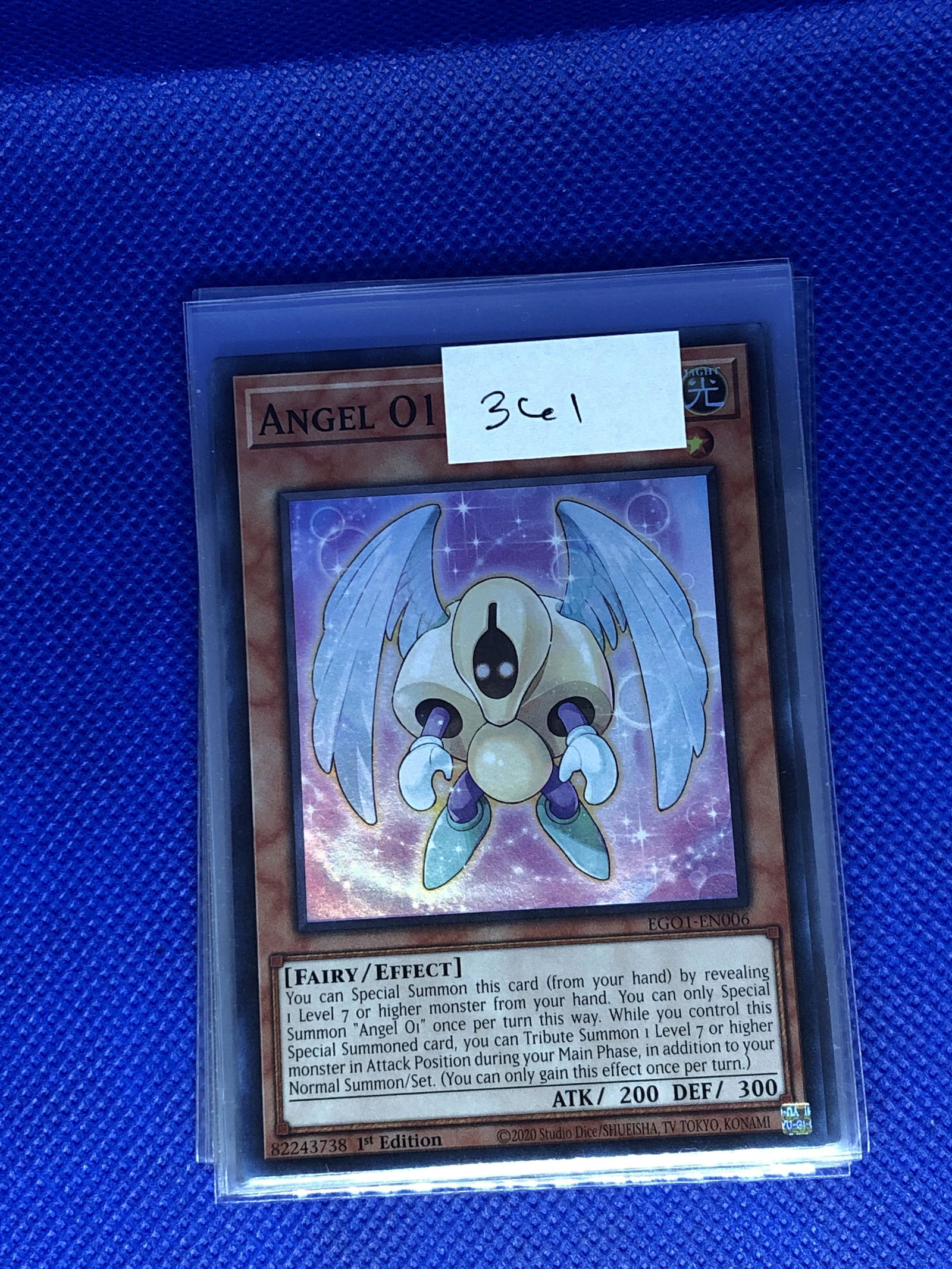Angel 01 1st Edition Holo Yugioh Card (1 of 1)