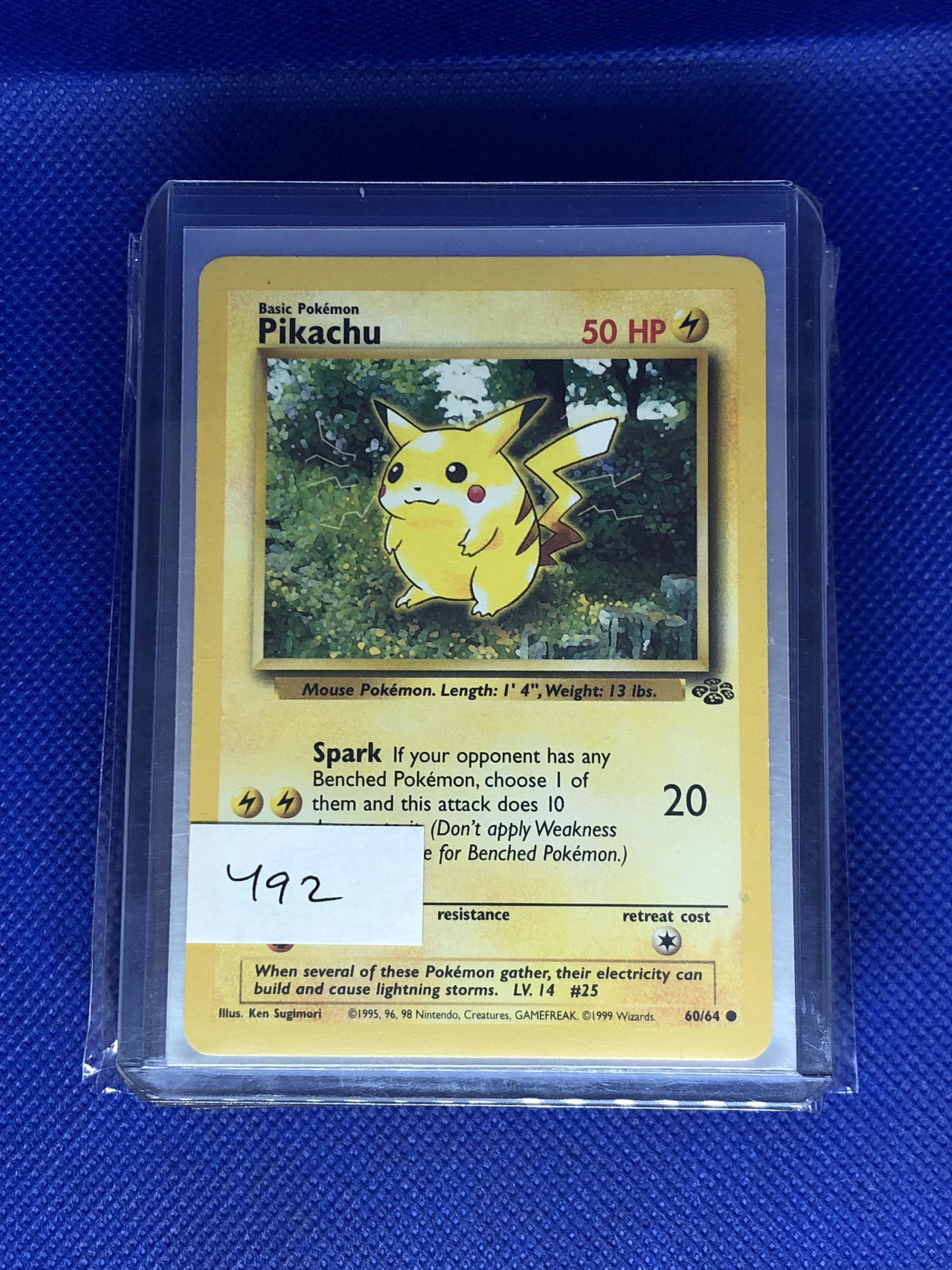 Base Set Pikachu Pokemon Card (1 of 1)
