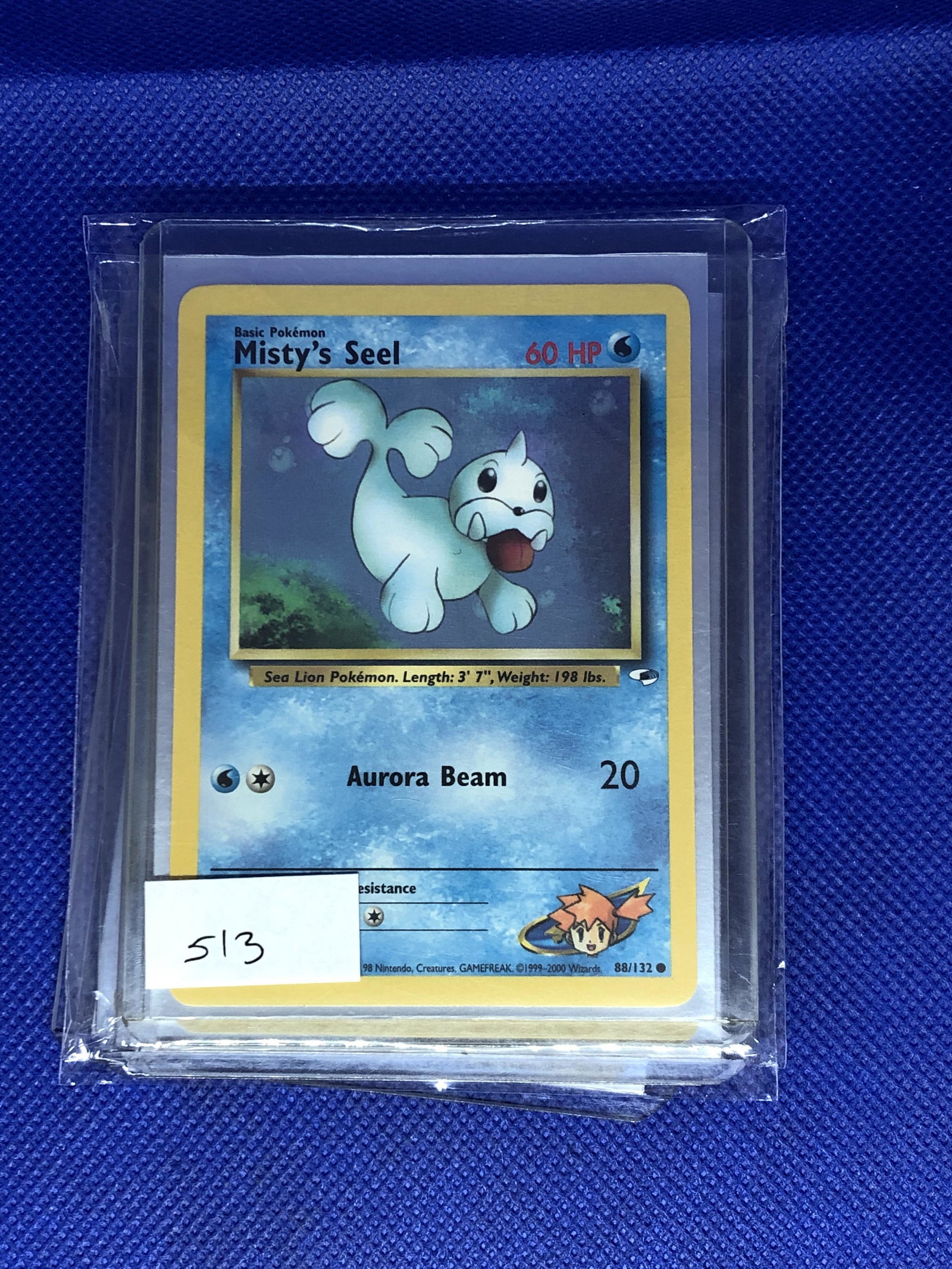 Mistys Seel Pokemon Card: Pokemon Card
