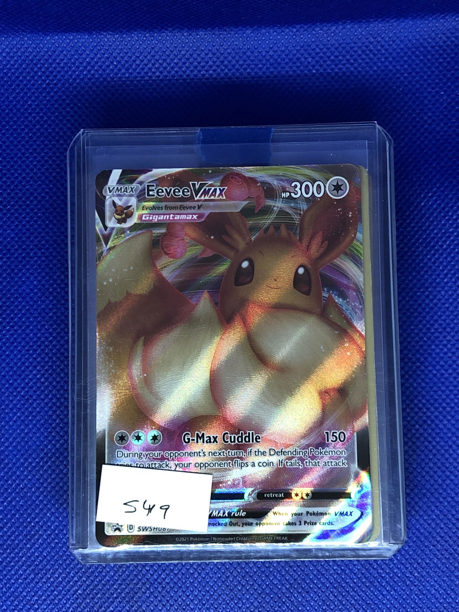 Eevee VMAX Pokemon Card (1 of 1)
