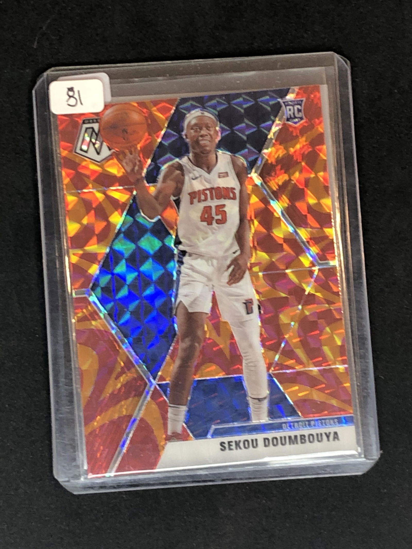 Sekou Doumbouya Panini Mosaic Refractor Rookie (1 of 1)