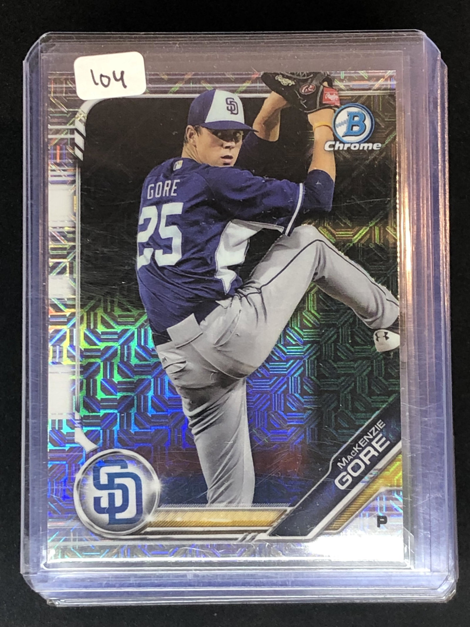 MacKenzie Gore Bowman Chrome Refractor (1 of 1)