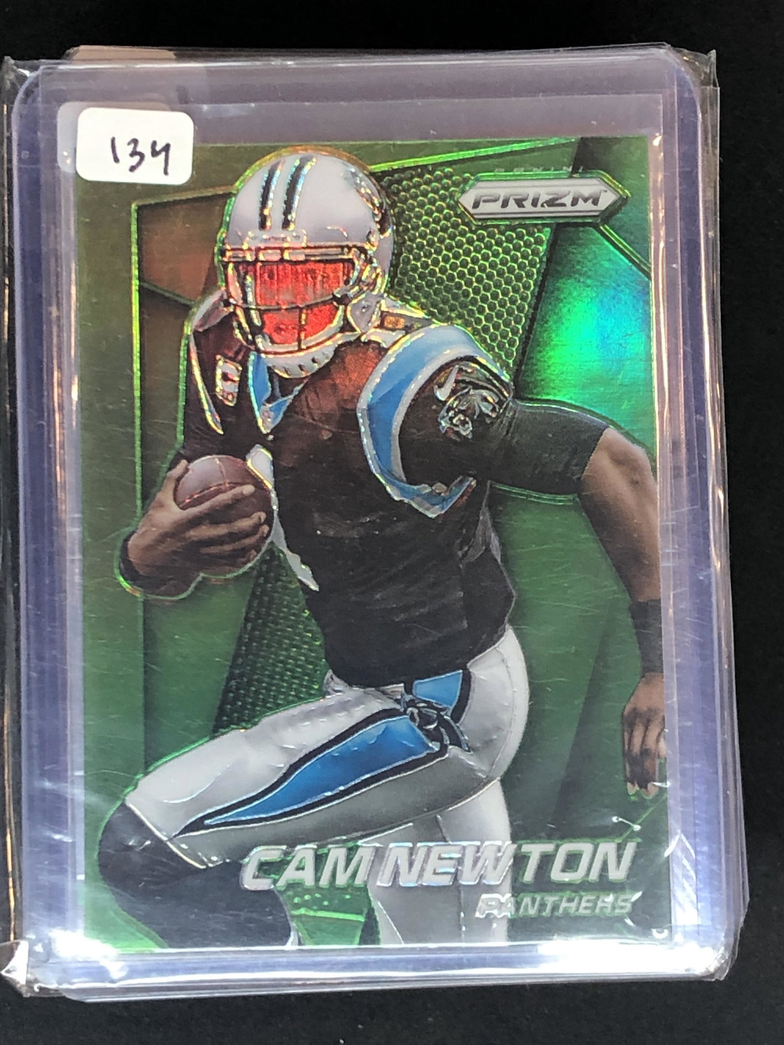 Cam Newton Panini Prizm Green (1 of 1)