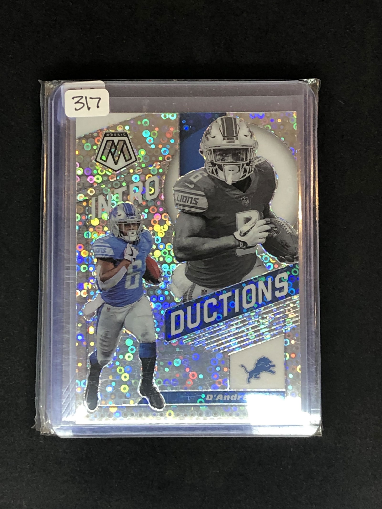 DeAndre Swift Panini Mosaic Introductions Rookie (1 of 1)