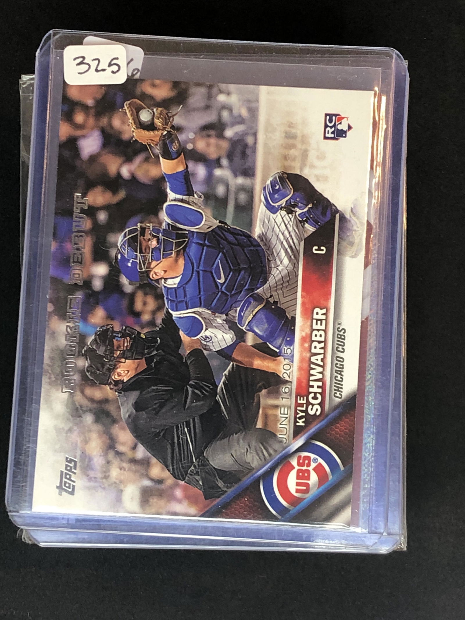 Kyle Schwarber Topps Rookie (1 of 1)
