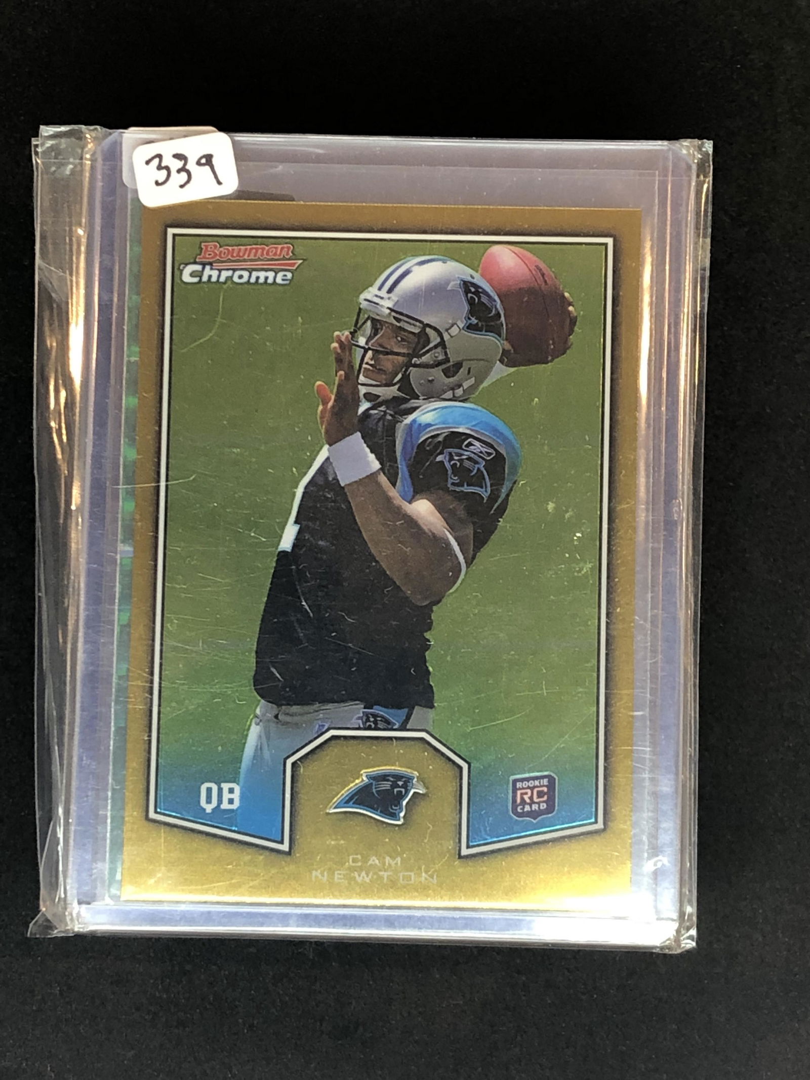 Cam Newton Bowman Chrome Rookie (1 of 1)